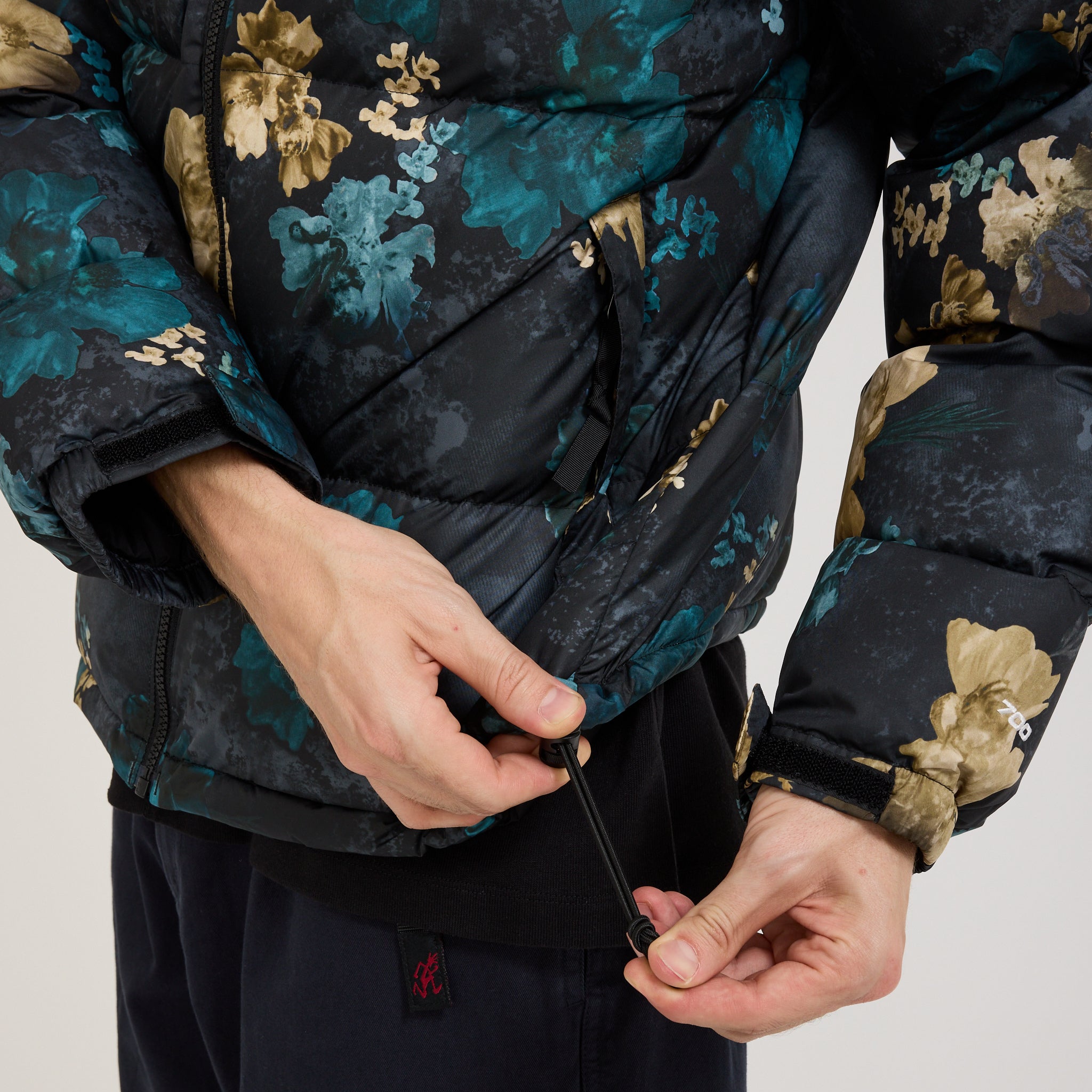The North Face | 1996 Retro Nuptse Jacket Duck Green Flower/TNF Black | Maplestore