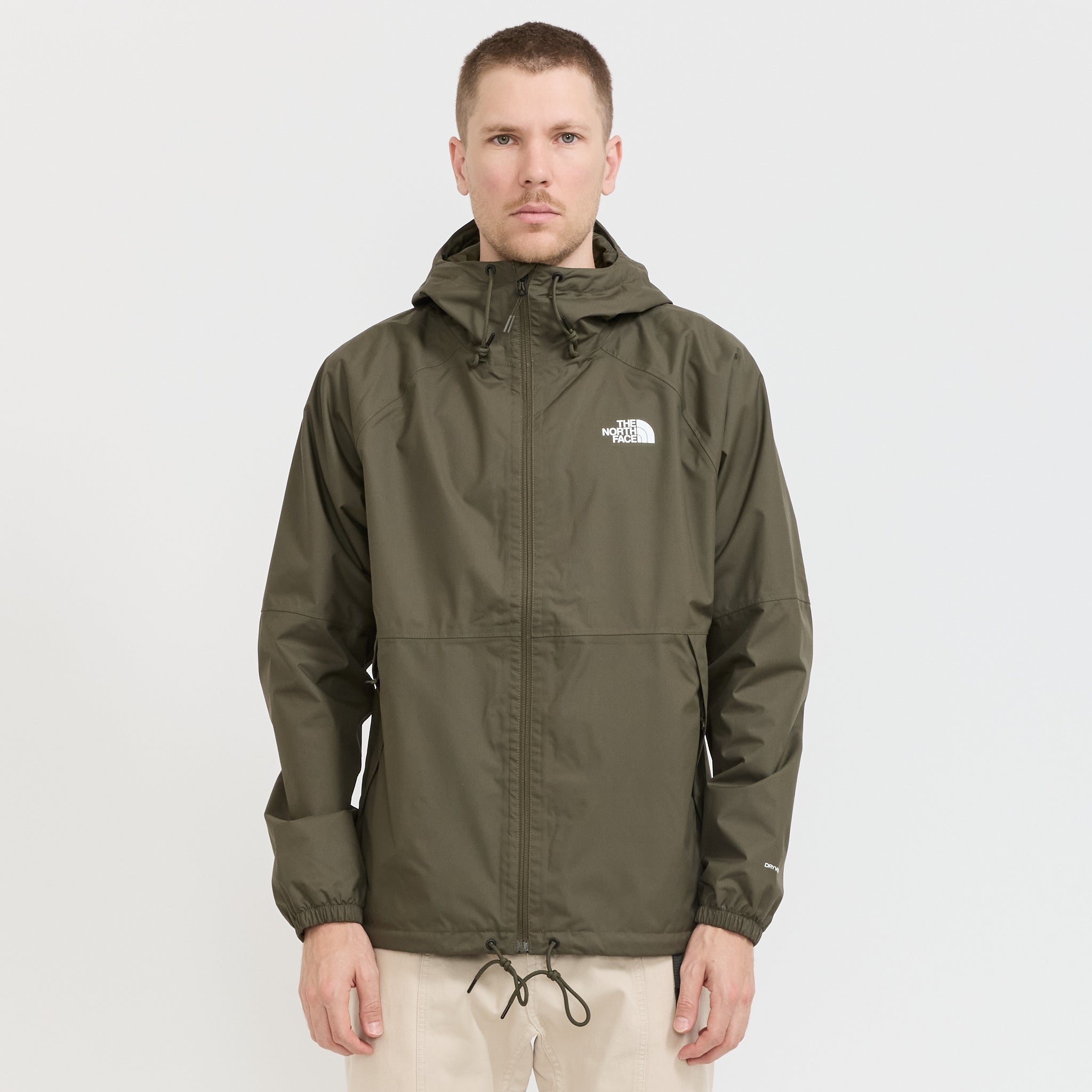Antora Rain Hoodie New Taupe Green