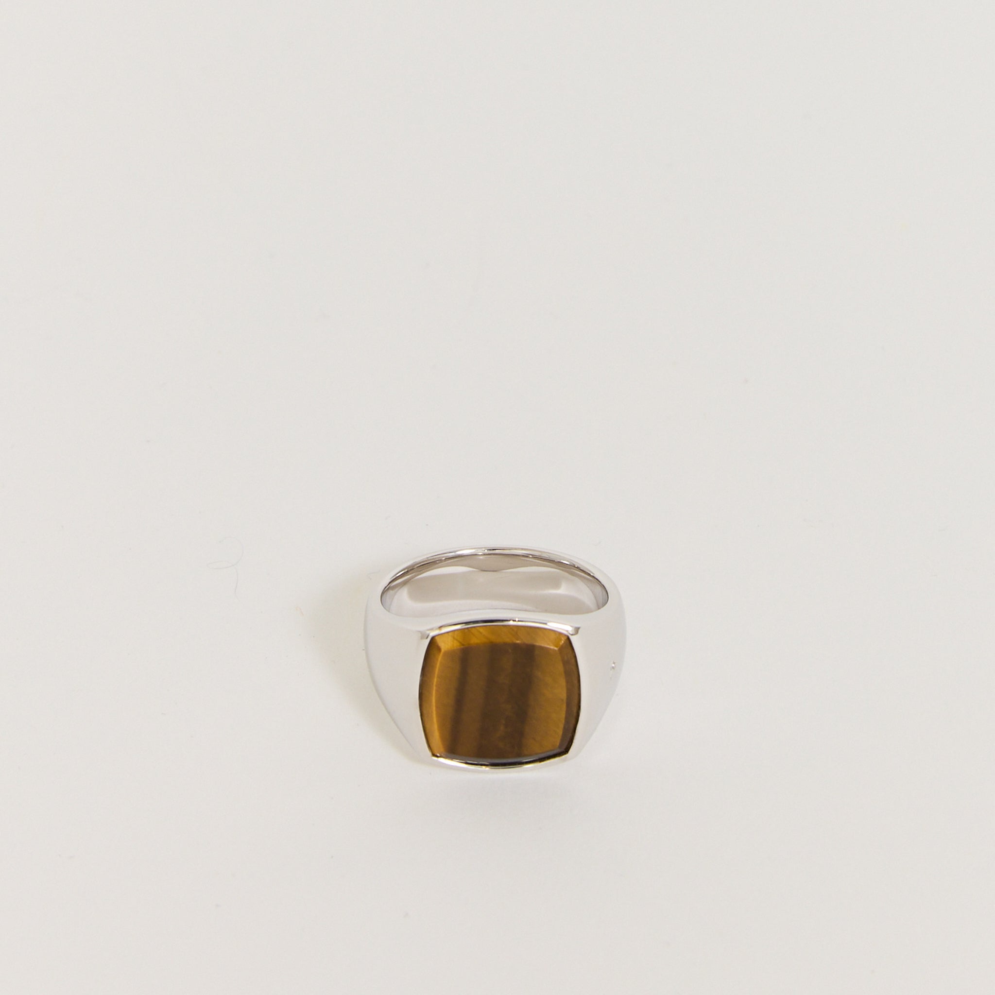 Tom Wood | Cushion Tiger Eye Silver | Maplestore