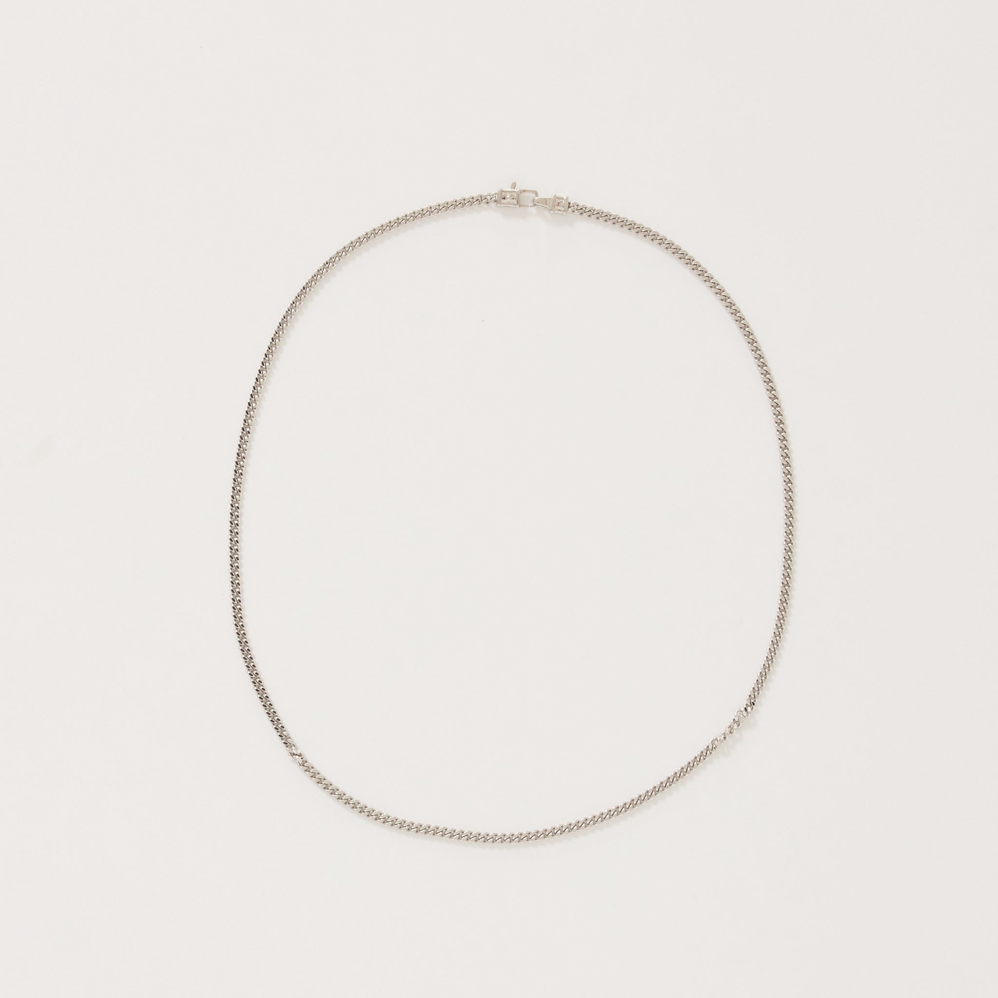 Tom Wood | Curb Chain M Silver | Maplestore