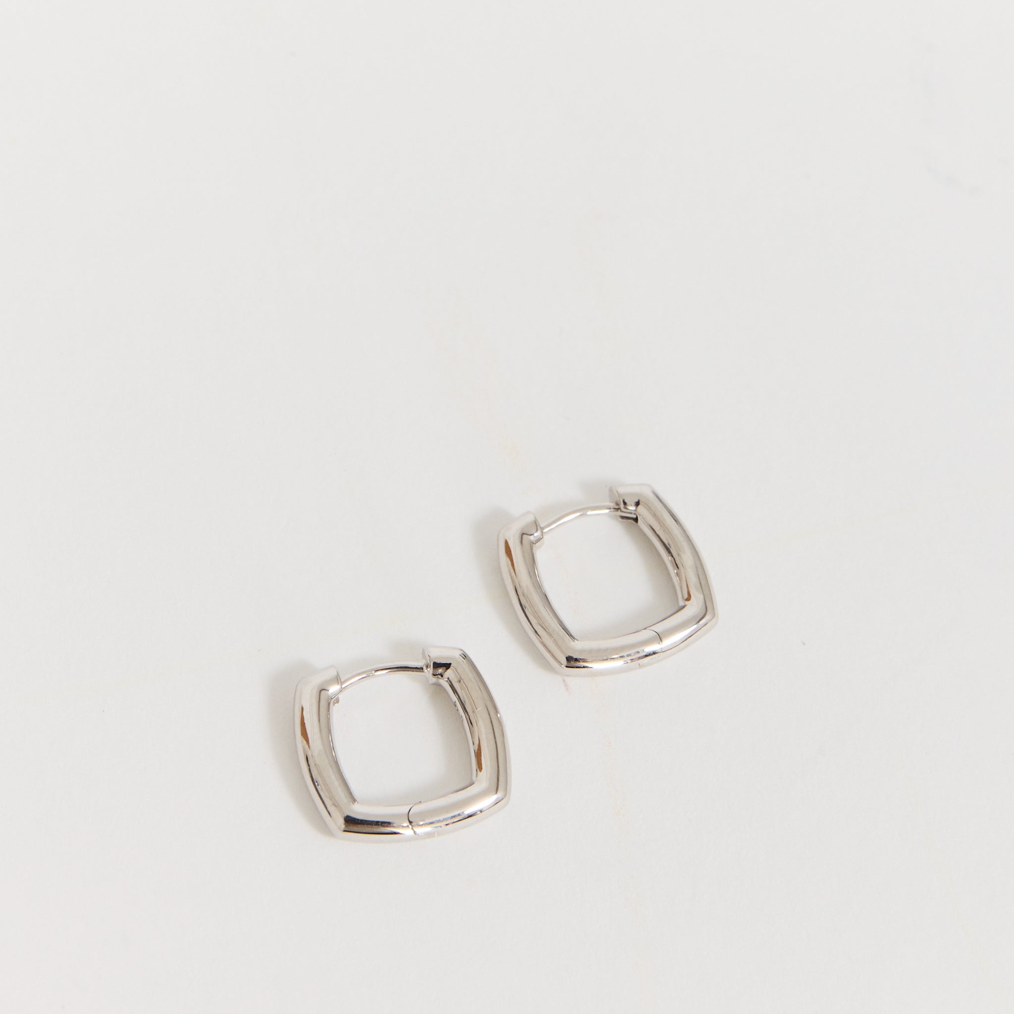 Frame Hoops Sterling Silver Small