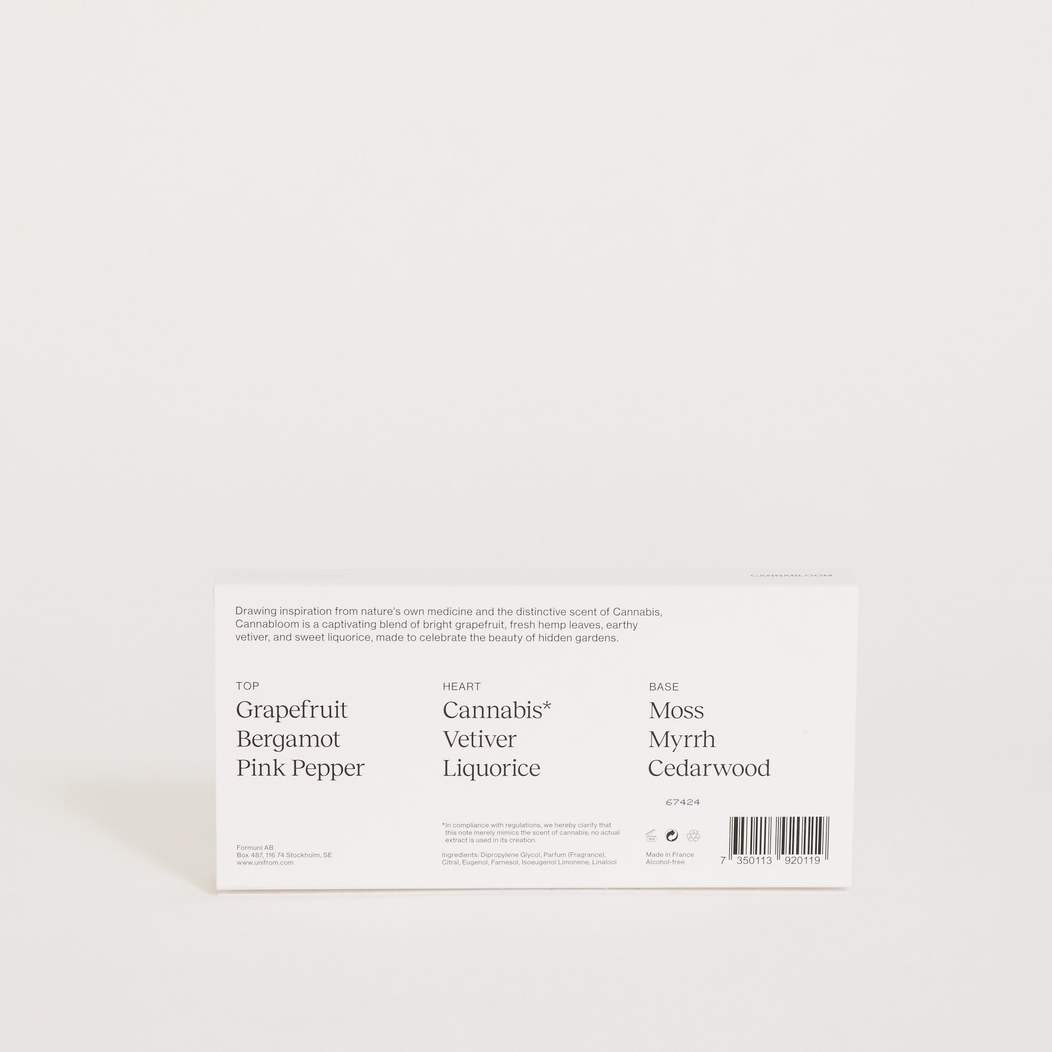 Unifrom | Cannabloom Perfume Oil | Maplestore