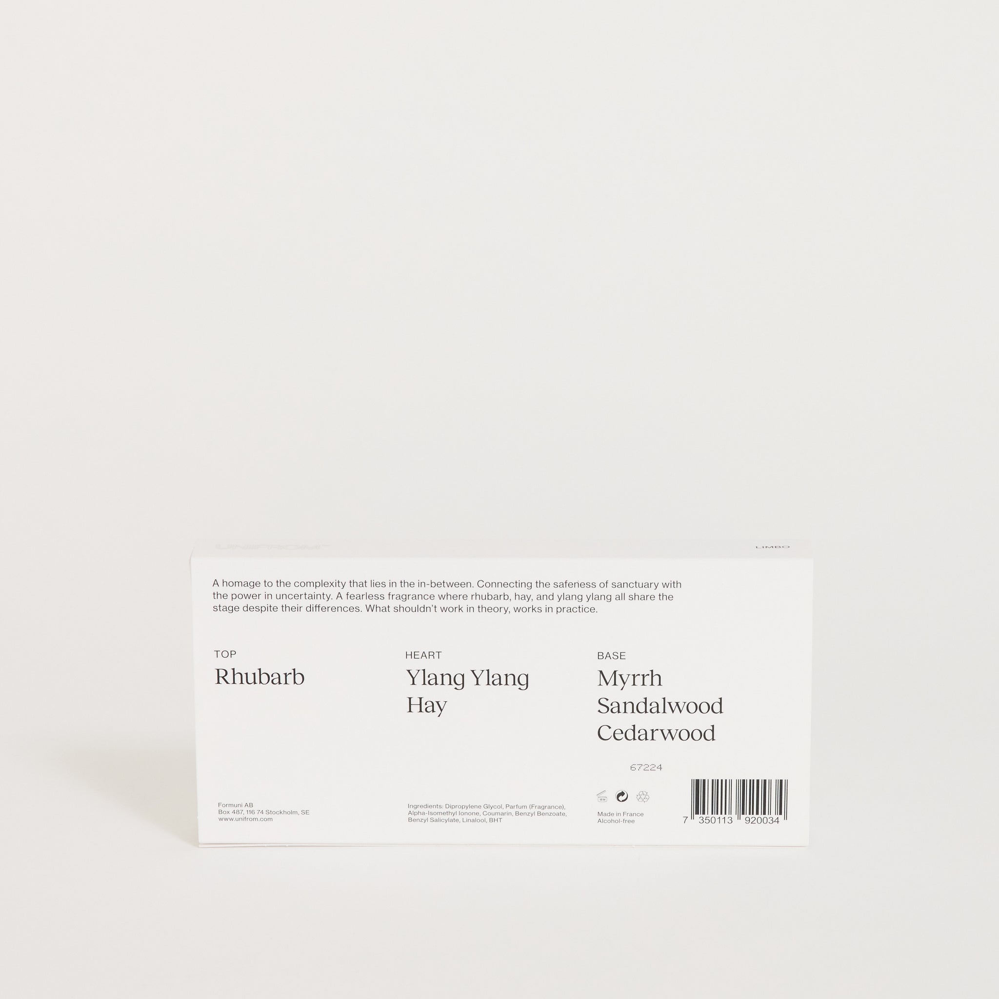 Unifrom | Limbo Perfume Oil | Maplestore