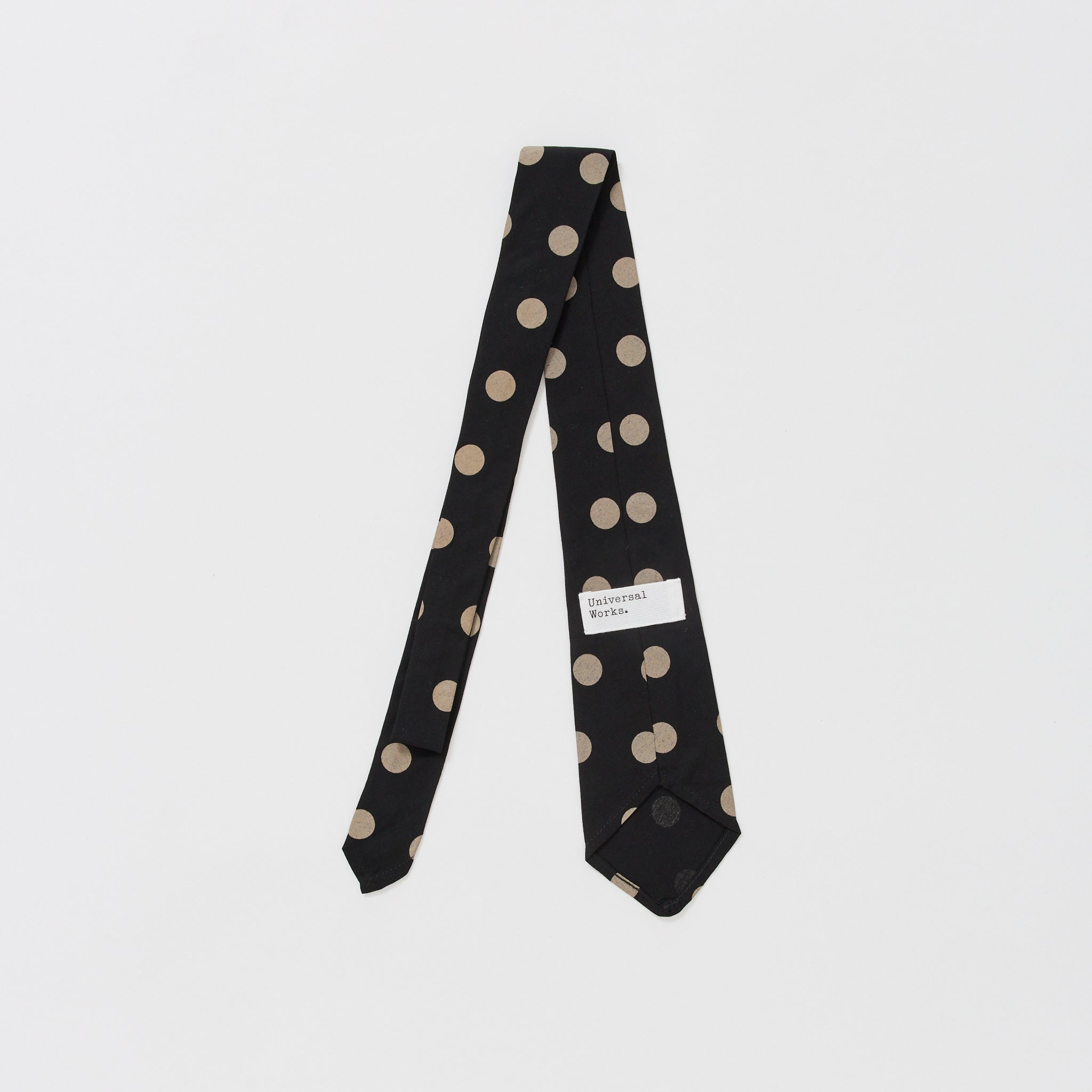 Tie Bold Dot Print Black