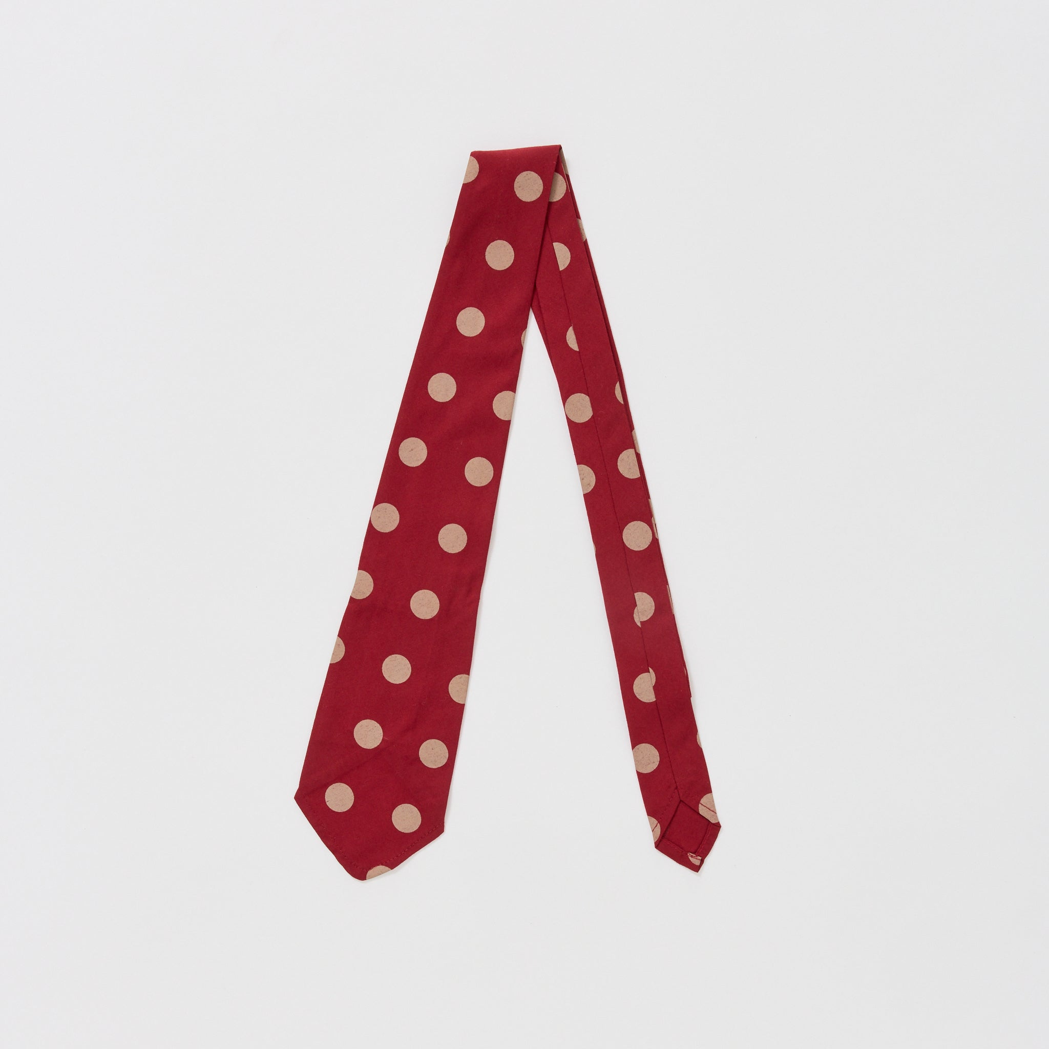 Tie Bold Dot Print Red