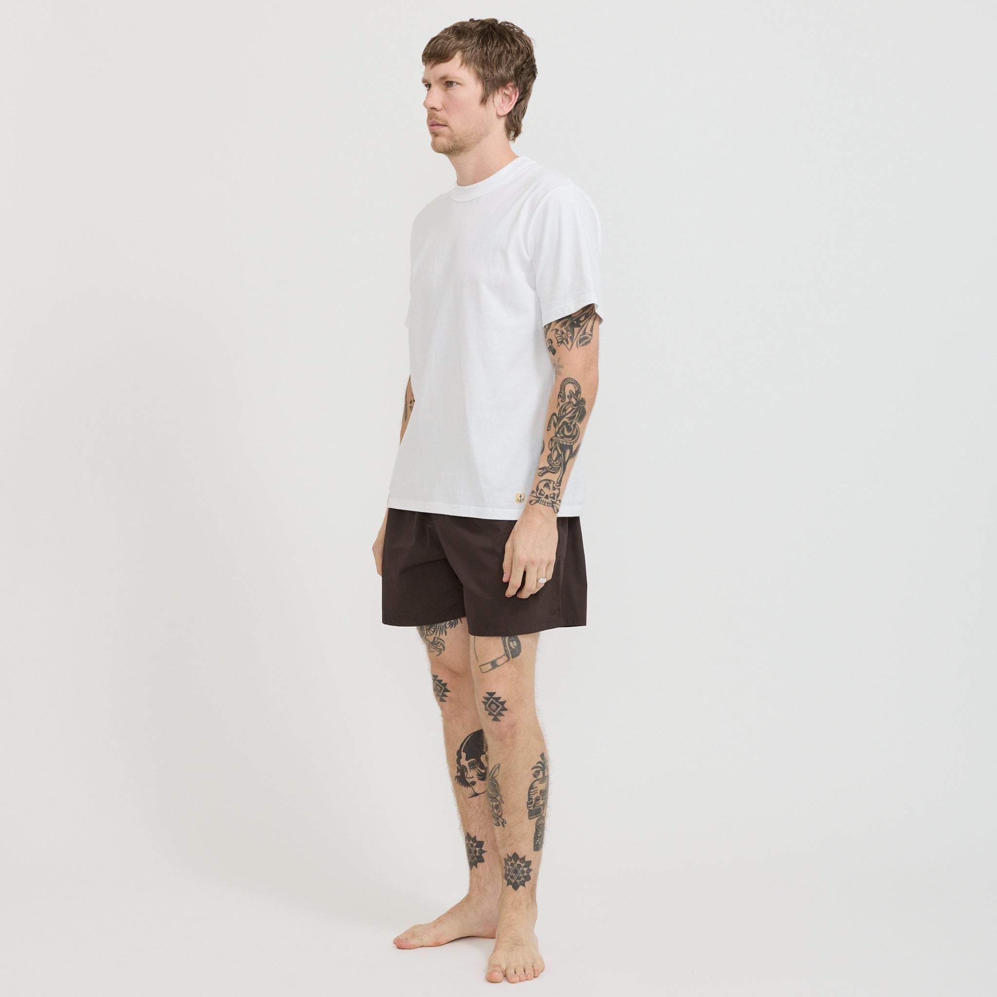 Broadcloth Boxer Shorts Brown