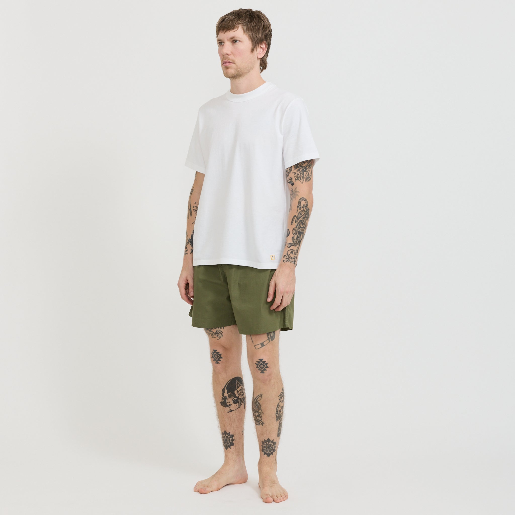 Broadcloth Boxer Shorts Olive