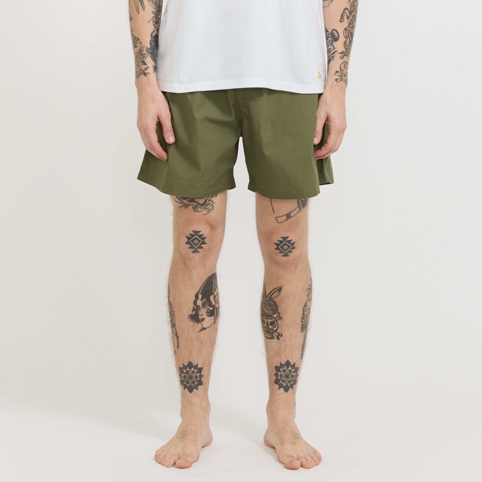 Broadcloth Boxer Shorts Olive