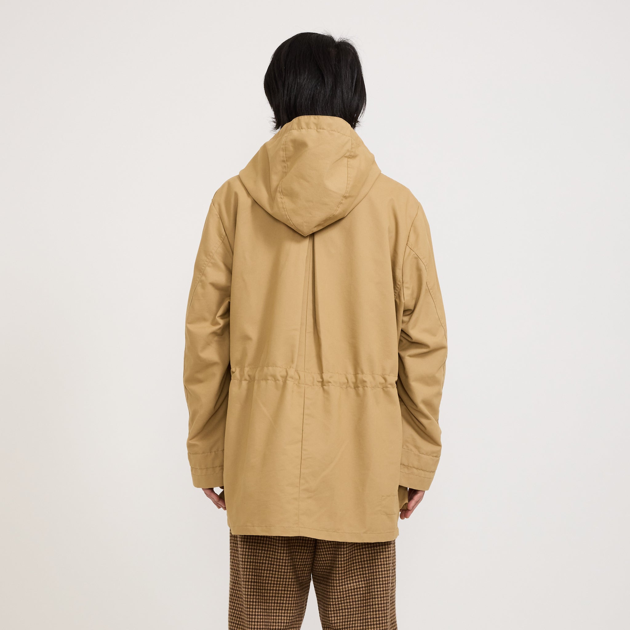 Universal Works | Boston Parka Brushed Polytech Sand | Maplestore