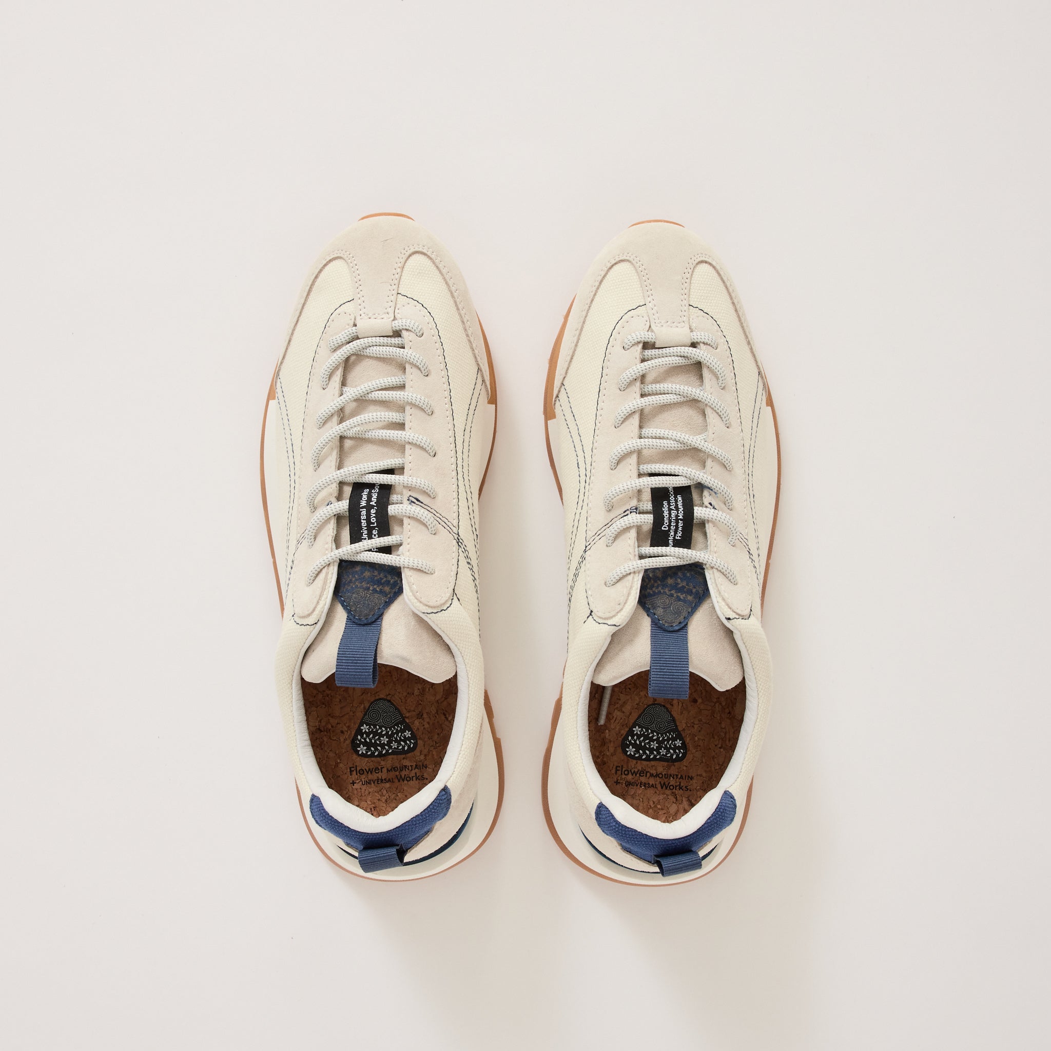 Universal Works | Universal Works x Flower Mountain New Asuka Ecru/Light Brown | Maplestore