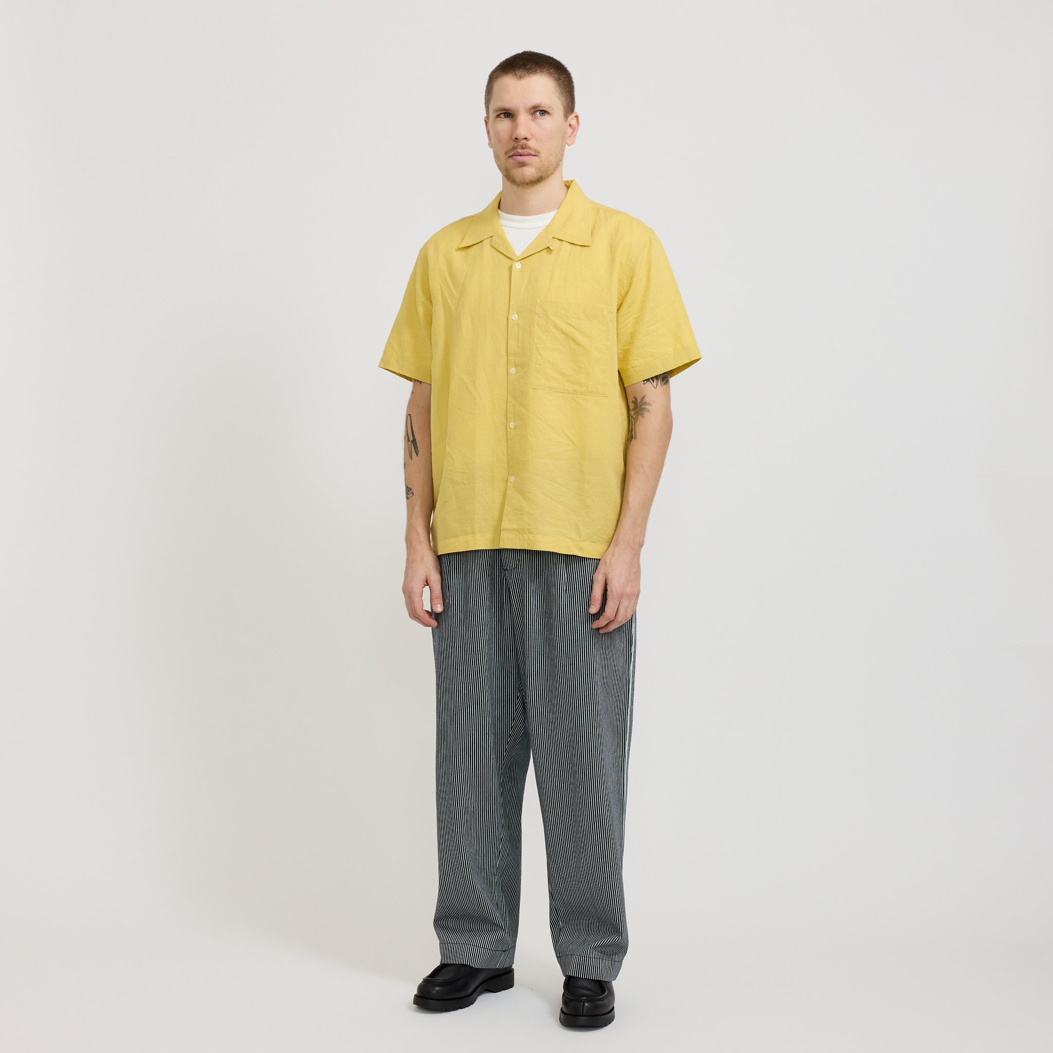 Duke Pant Hickory Stripe Denim Indigo