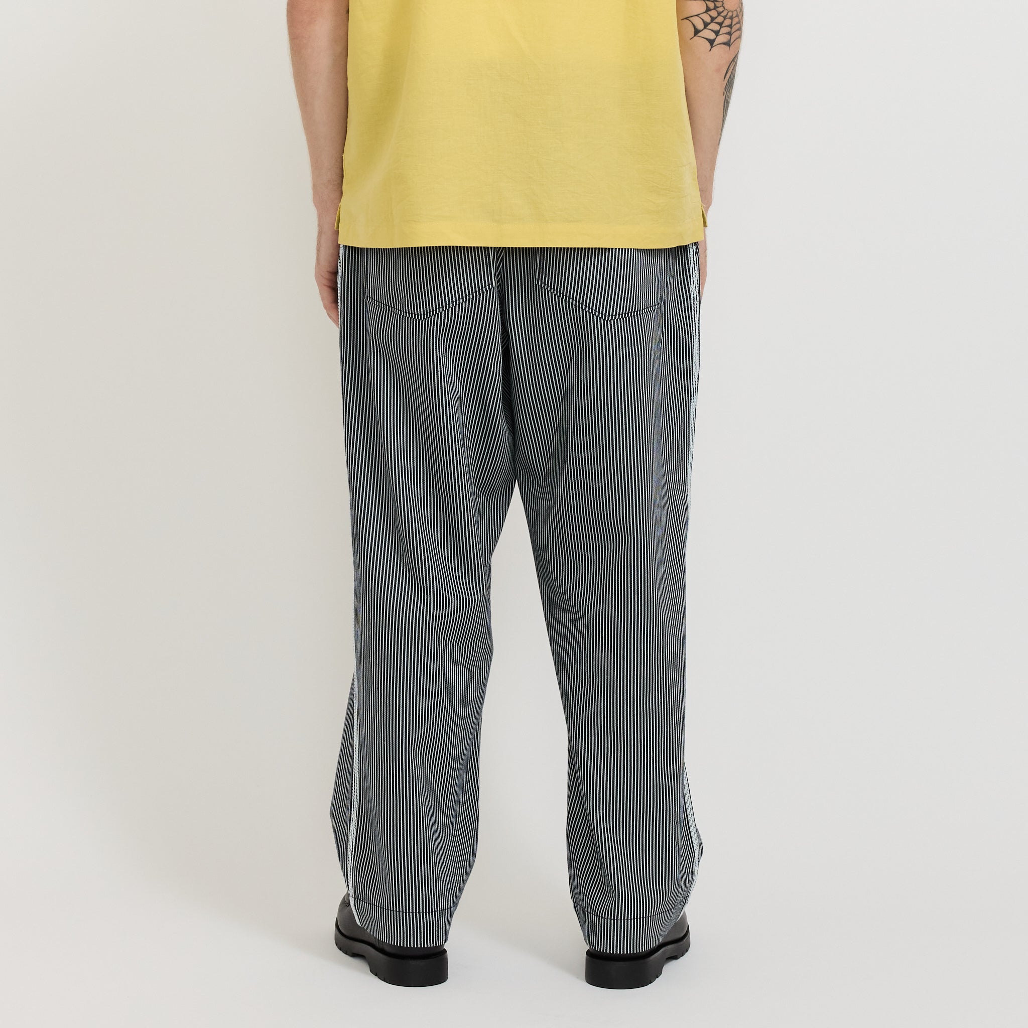 Duke Pant Hickory Stripe Denim Indigo