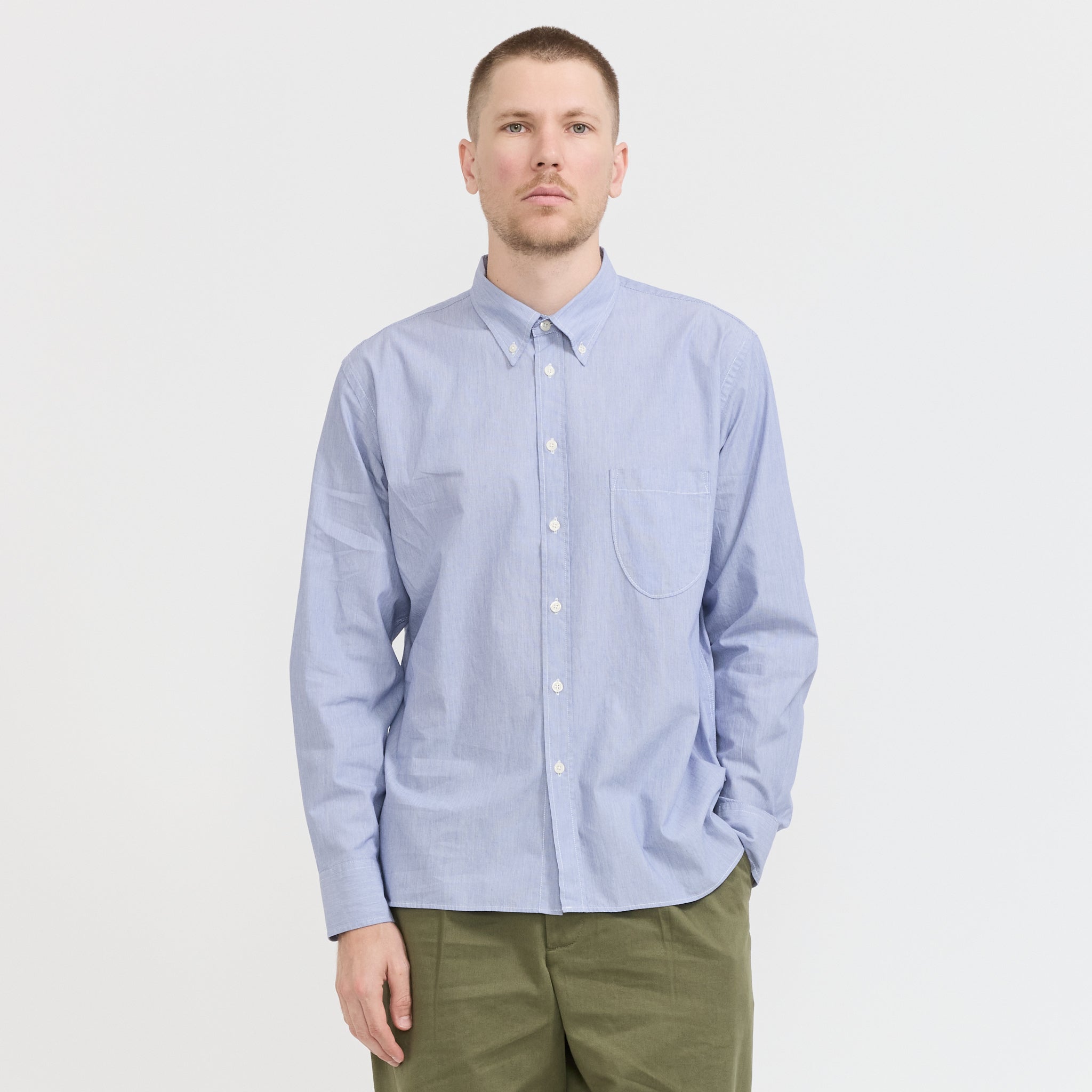 Lazy Day Shirt Classic Stripe Blue