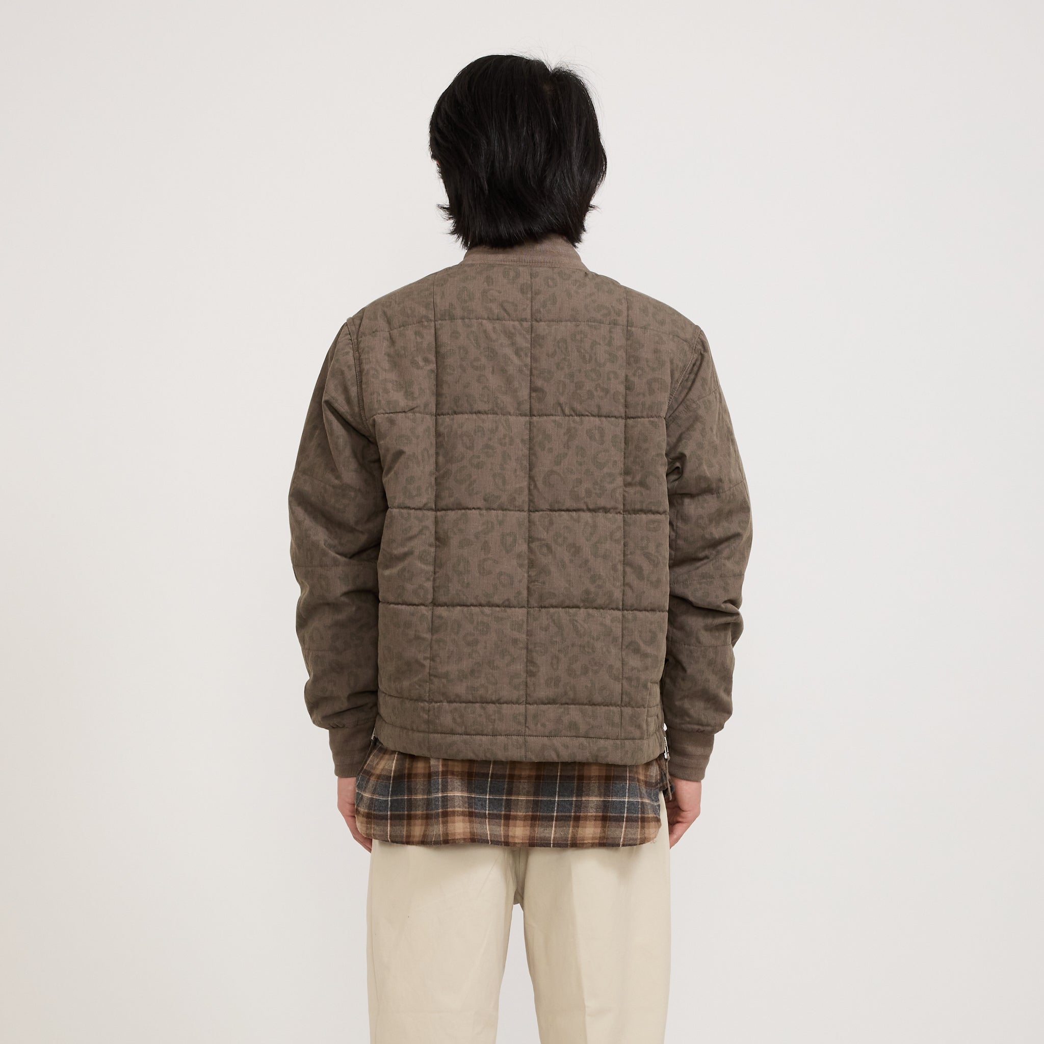 Universal Works | Carlton Jacket Leopard Recycled Polytech Sand | Maplestore