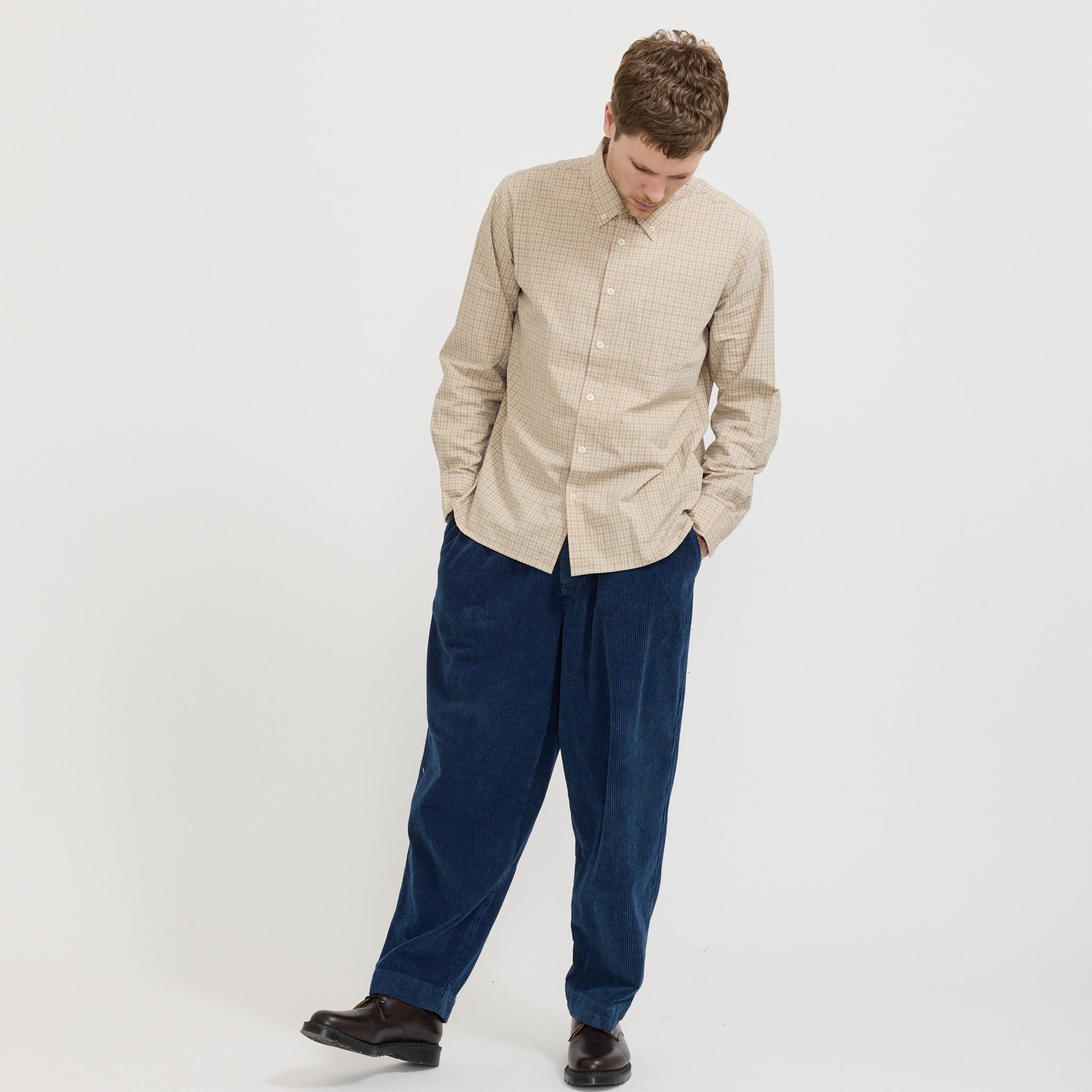 Oxford Pant Recycled Indigo Cord