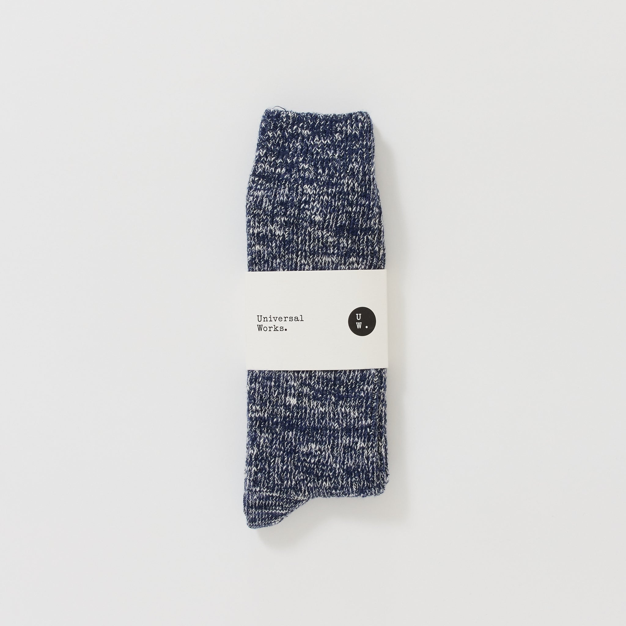 Slub Knit Sock Navy