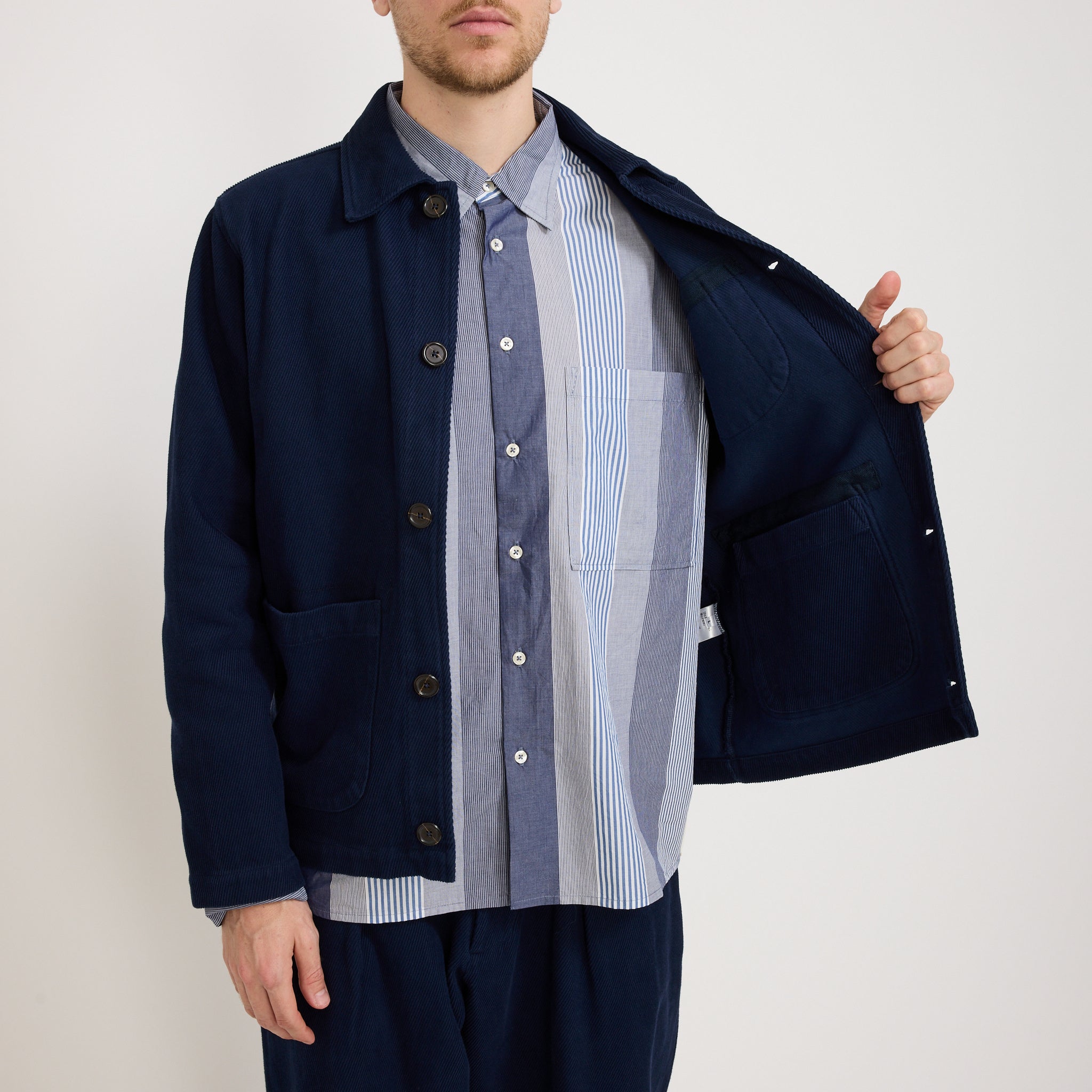 Universal Works | Field Jacket Super Twill Navy | Maplestore