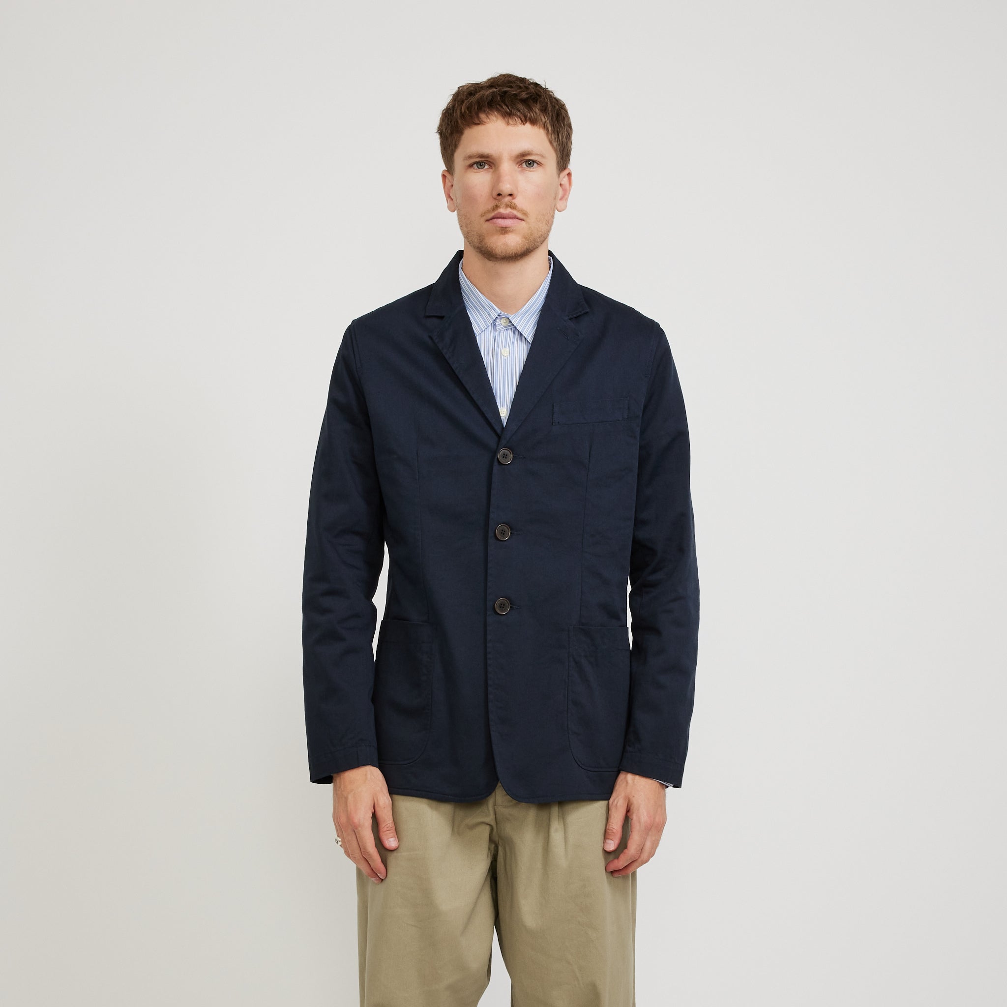 Universal Works | London Jacket Navy Twill | Maplestore