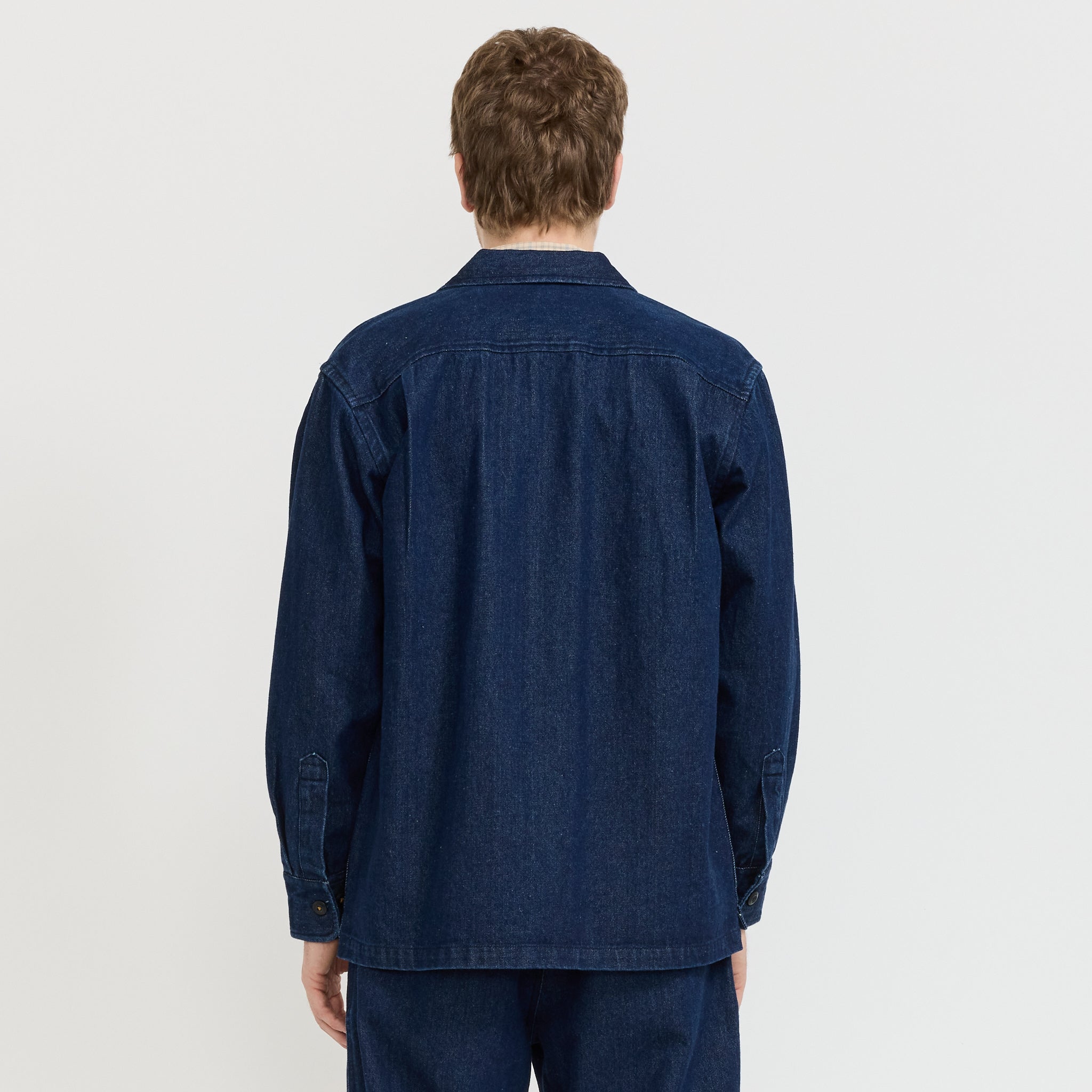 Fatigue Shirt Work Denim Indigo