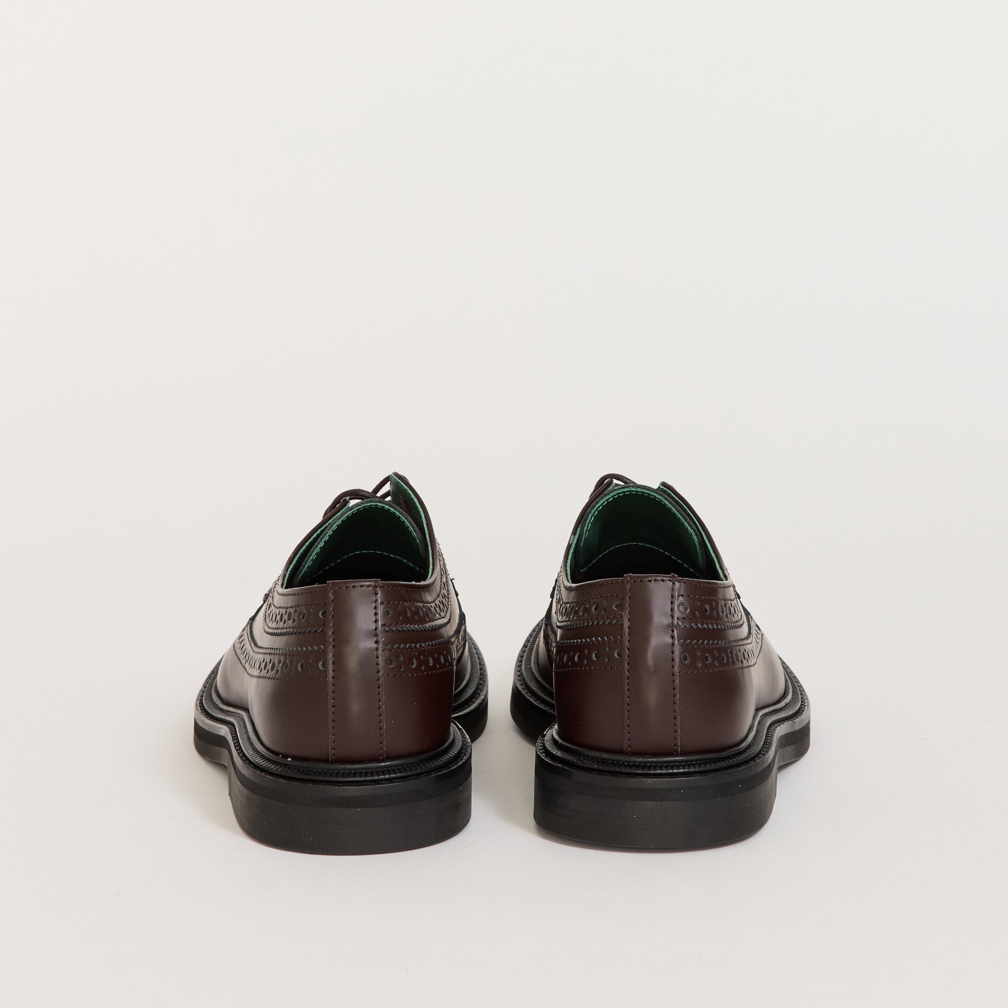 Vinny's | Vinnee Brogue Shoe Burgundy Polido Leather | Maplestore