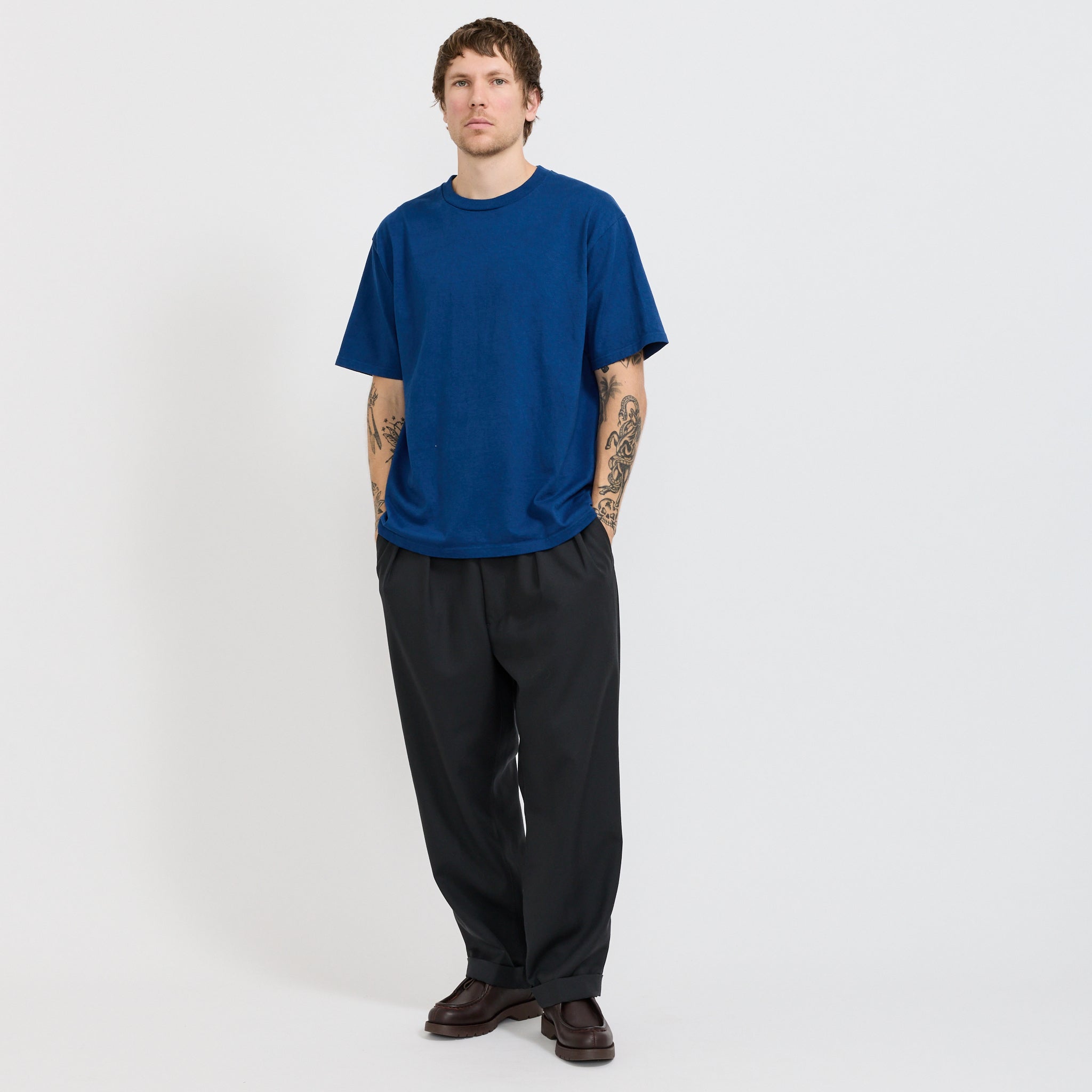 9oz. Tube Tee Dark Indigo