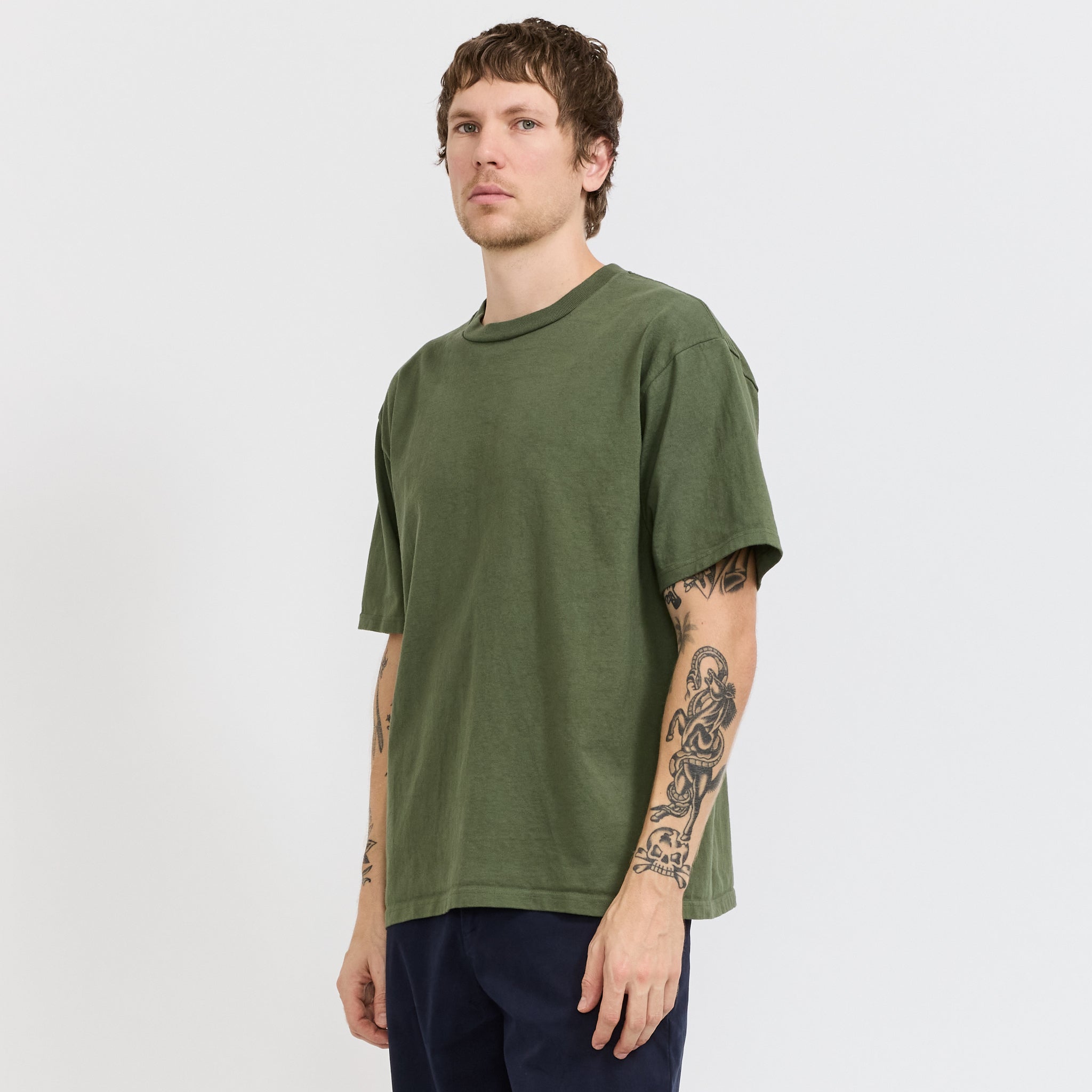9oz. Tube Tee Old Green