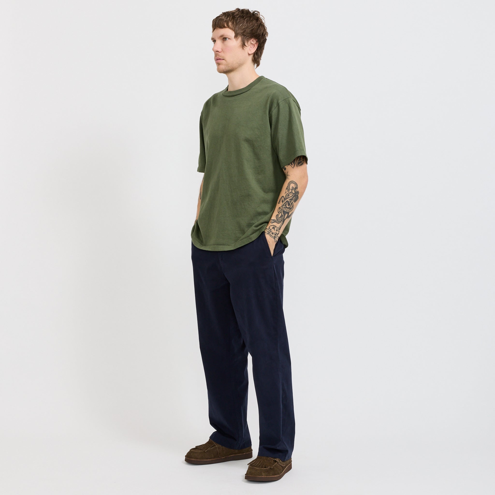 9oz. Tube Tee Old Green