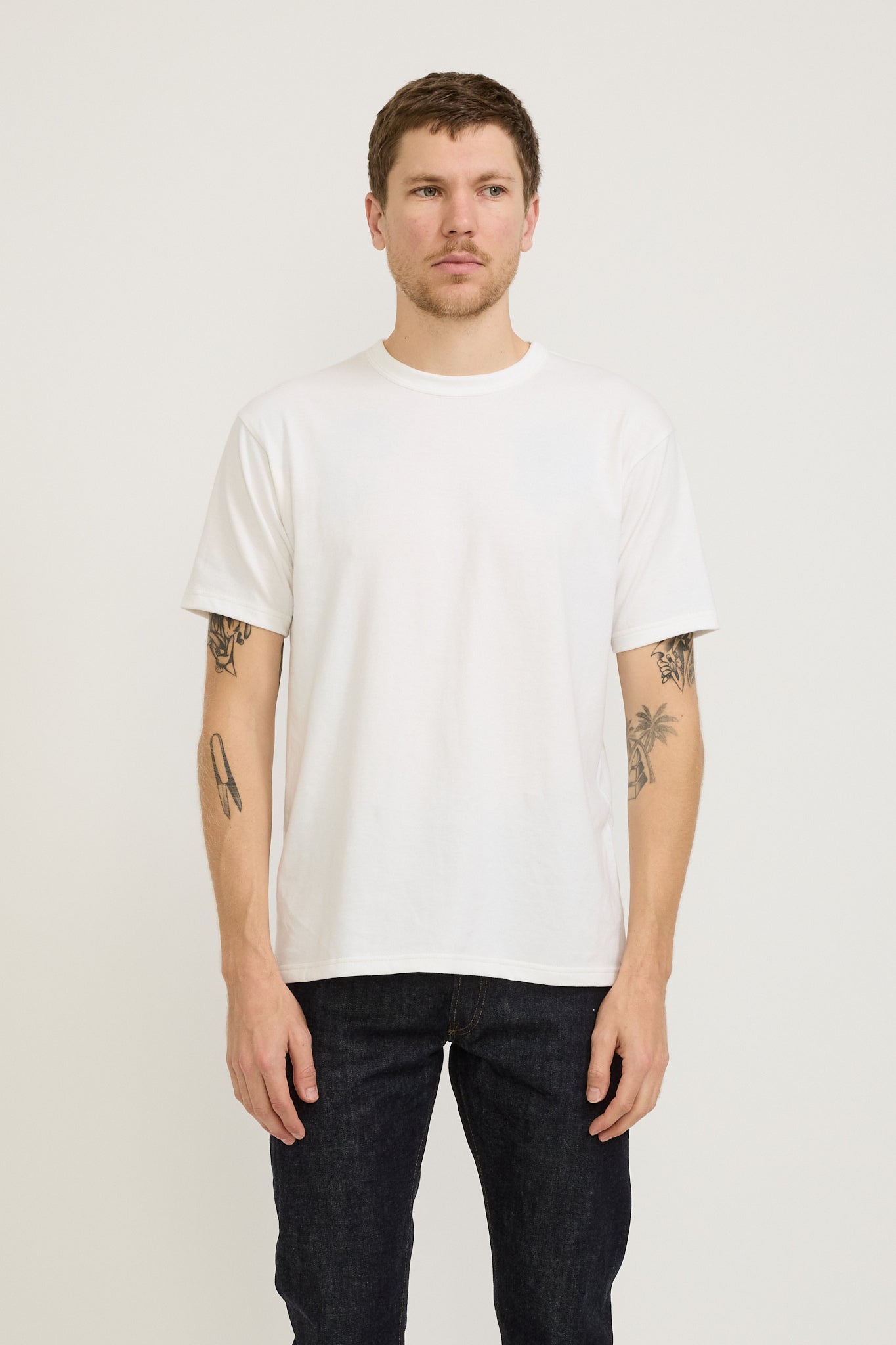 Sugar Cane Whitesville 2 Pack T Shirts Off White Maplestore
