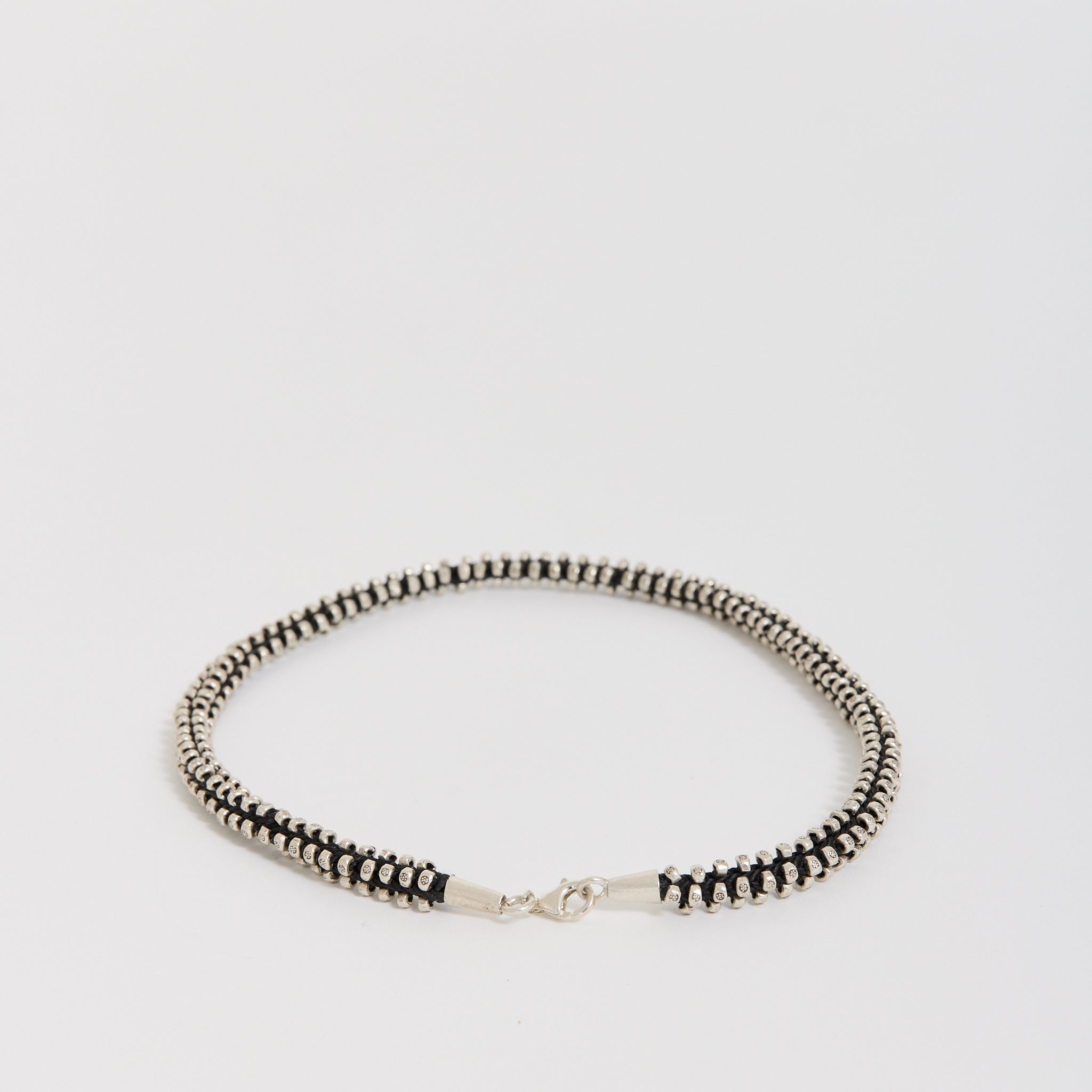Wmenswear | Karen Punk Braided Silver Choker | Maplestore
