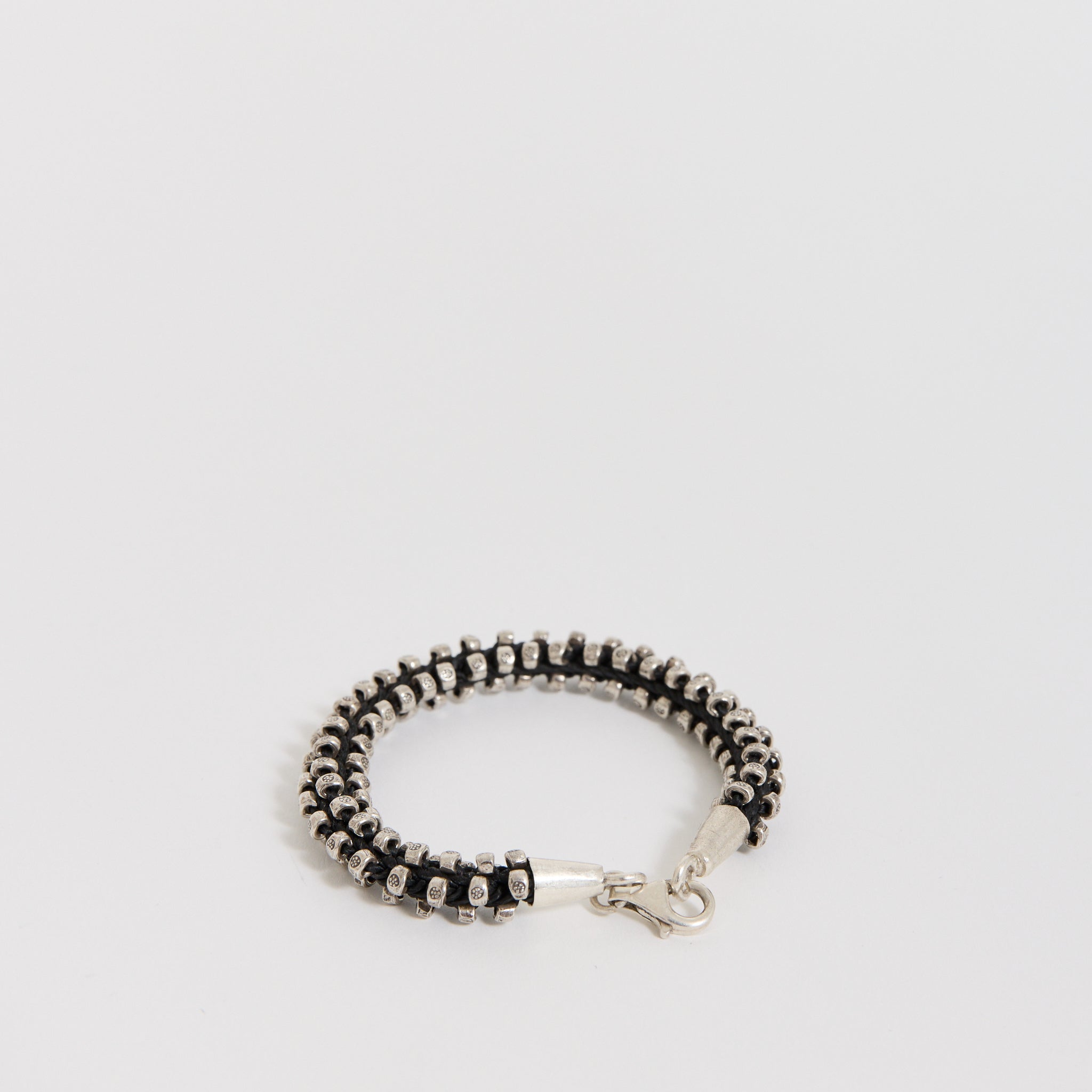 Wmenswear | Karen Punk Small Braided Silver Bracelet | Maplestore