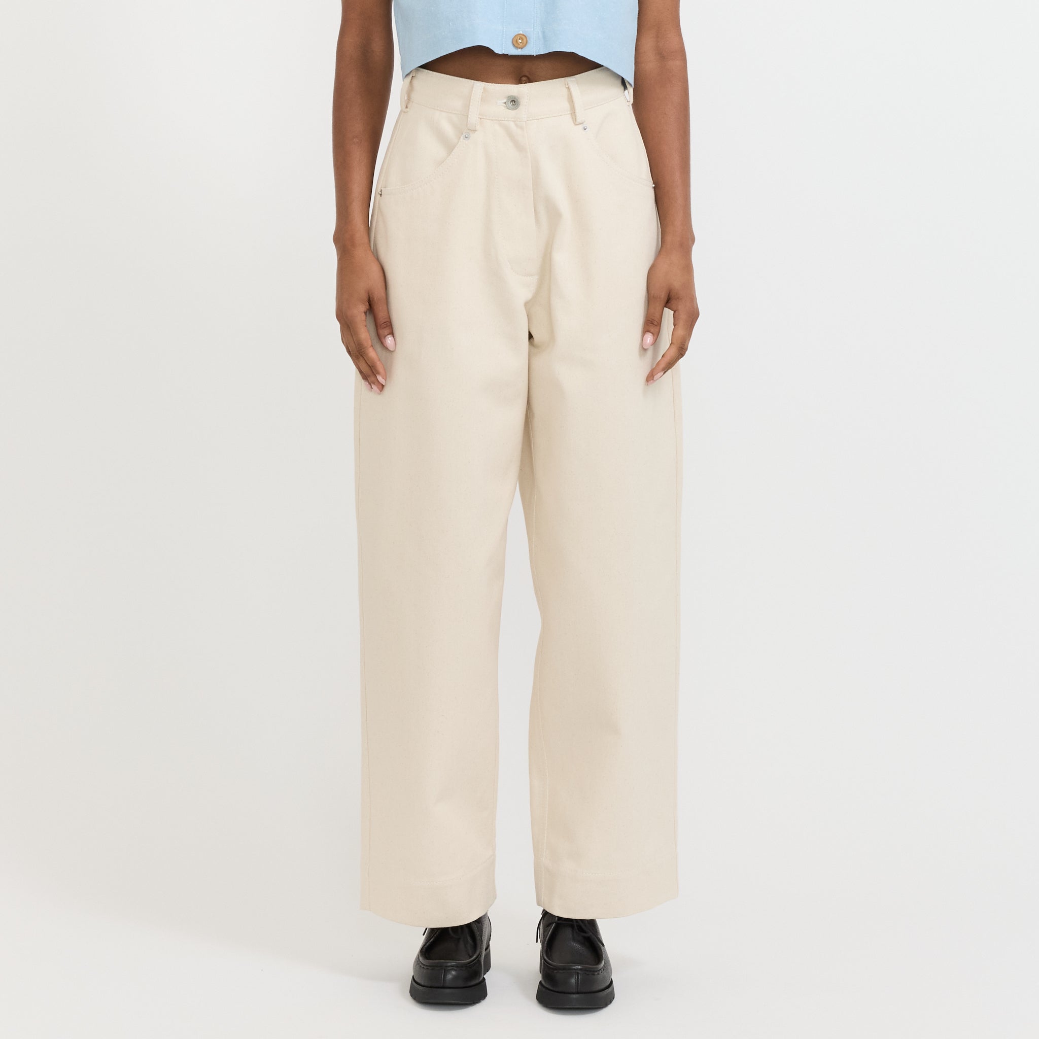 Wmenswear | Wendy Trouser Ecru | Maplestore
