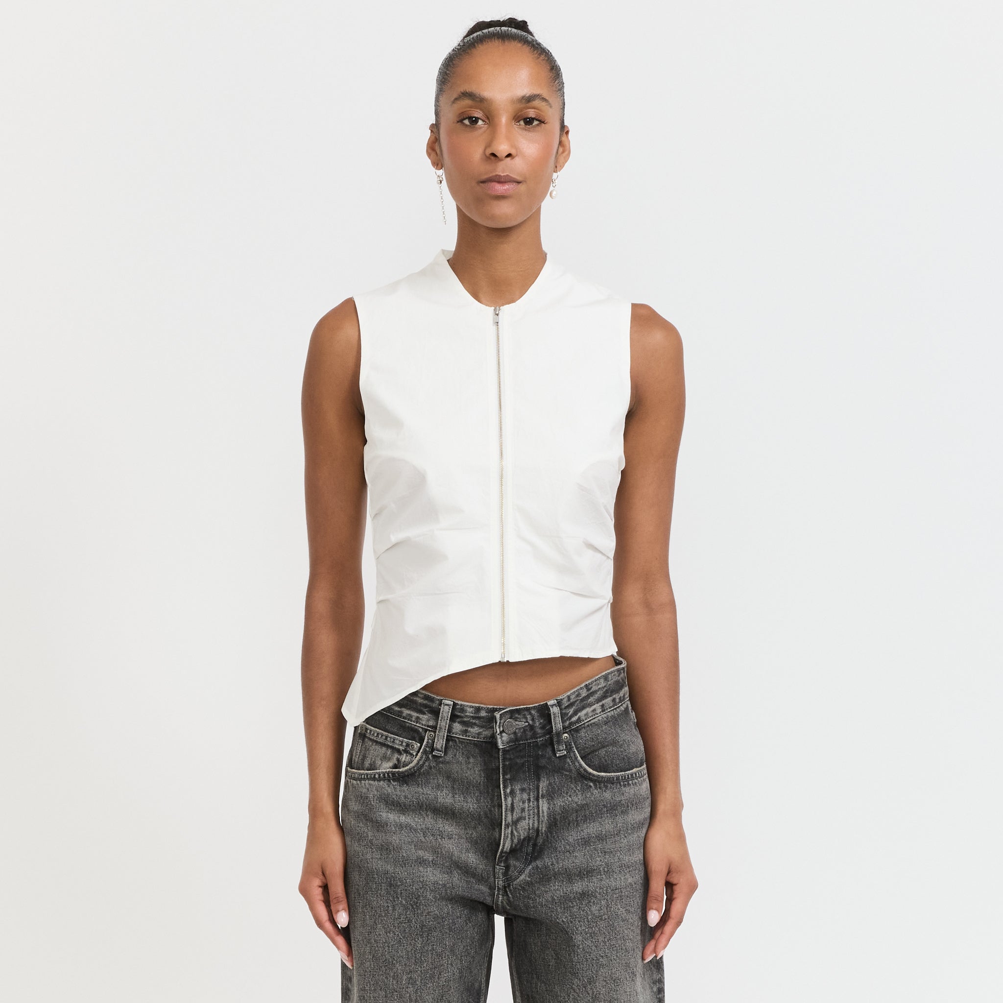 Won Hundred | Elanie Top Bright White | Maplestore