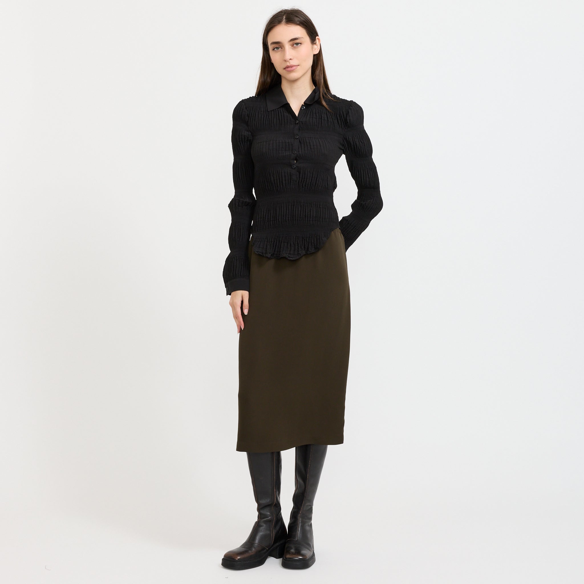 Eliana Polo Shirt Black