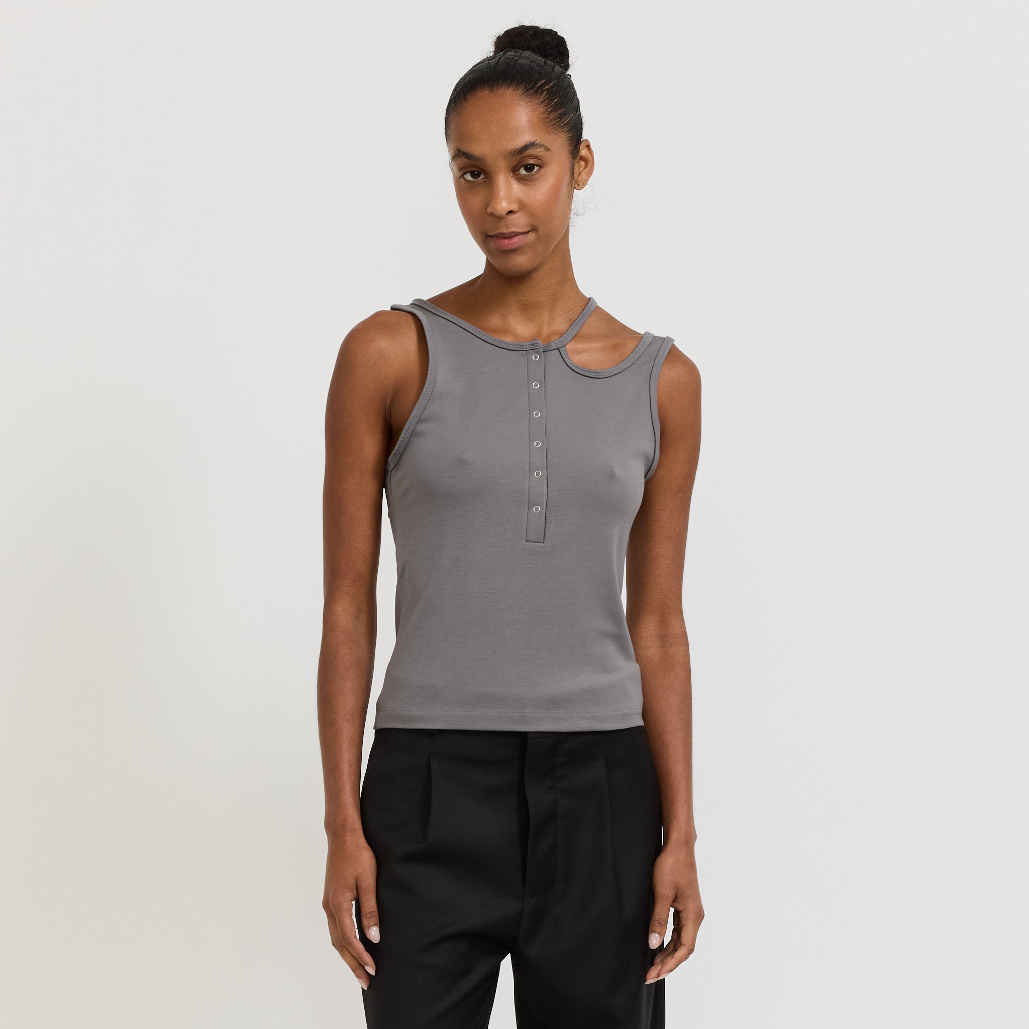Wynn Hamlyn | Loop Knit Tank Grey | Maplestore