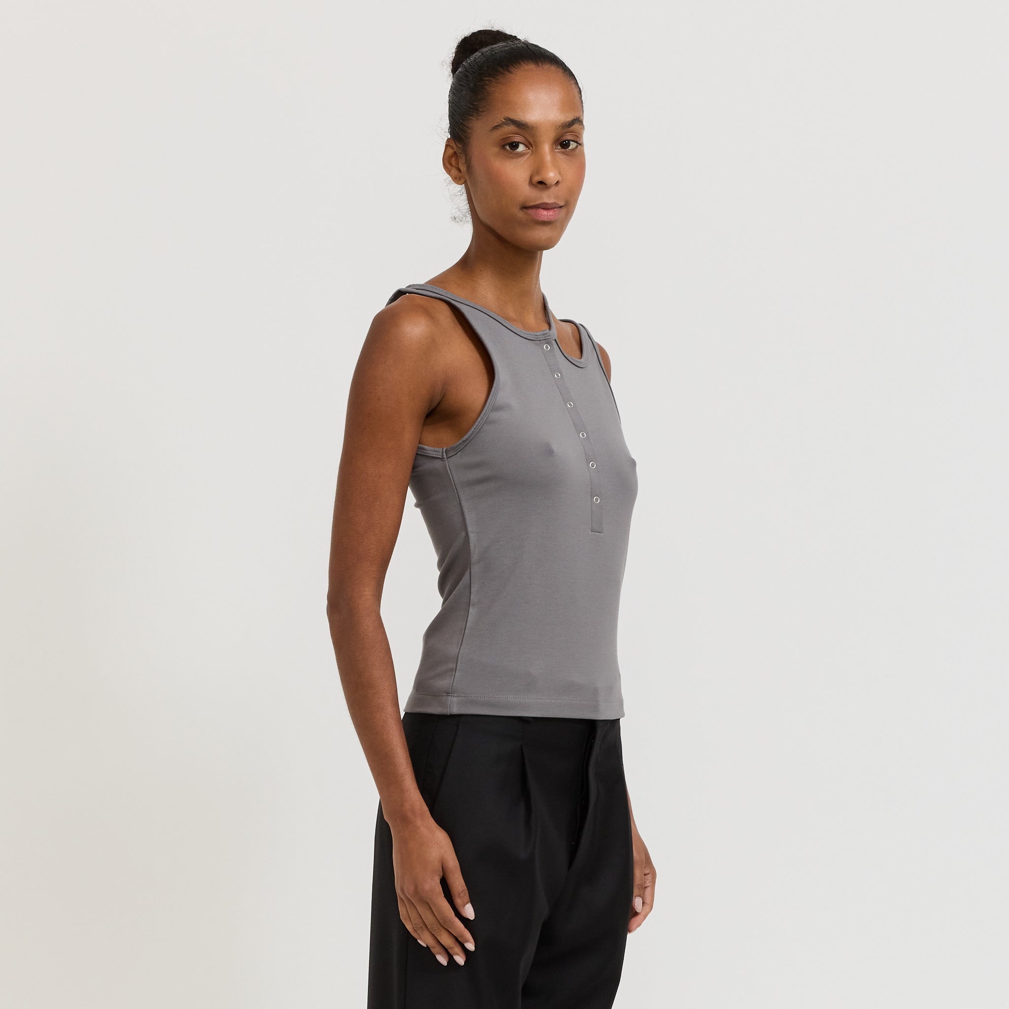 Wynn Hamlyn | Loop Knit Tank Grey | Maplestore