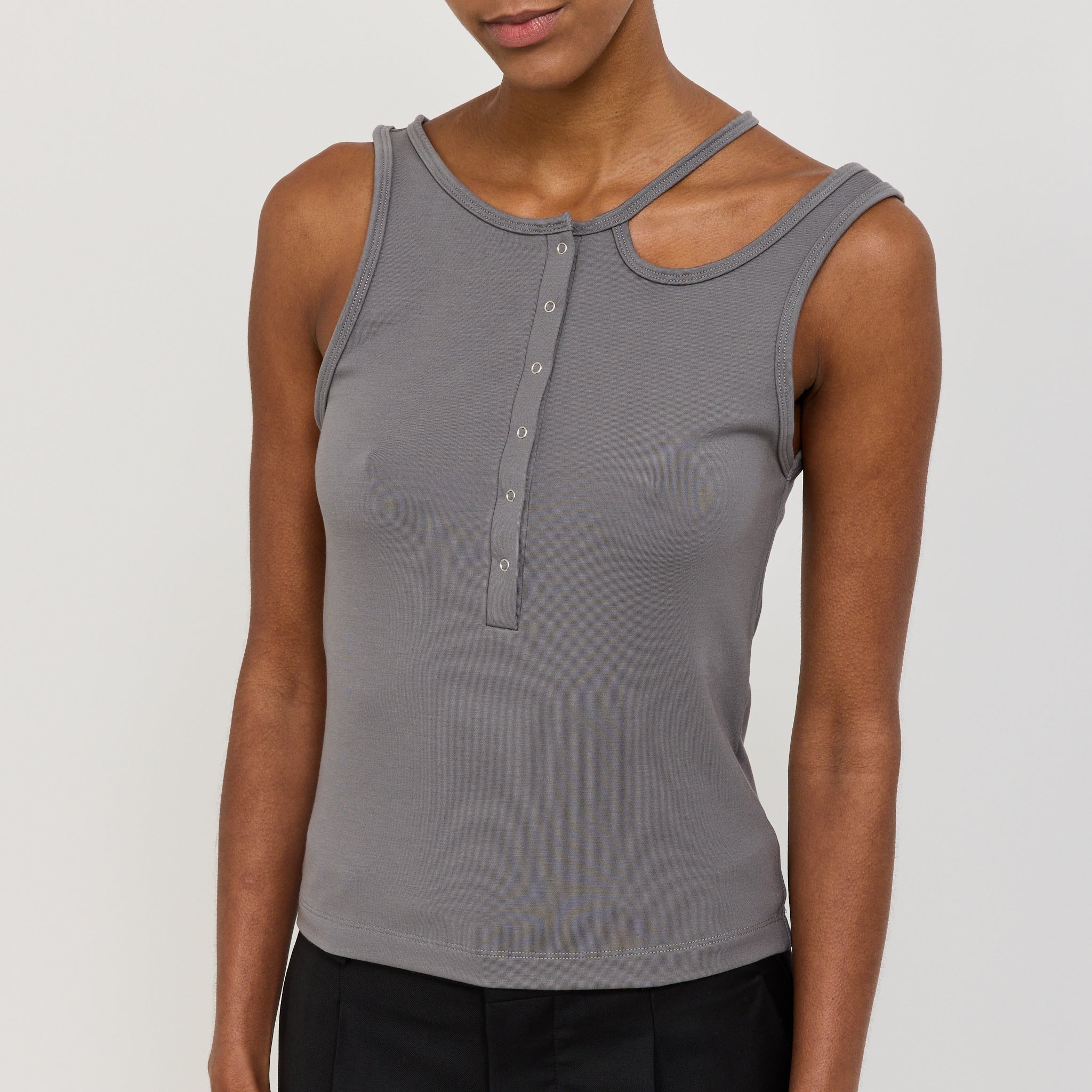 Wynn Hamlyn | Loop Knit Tank Grey | Maplestore