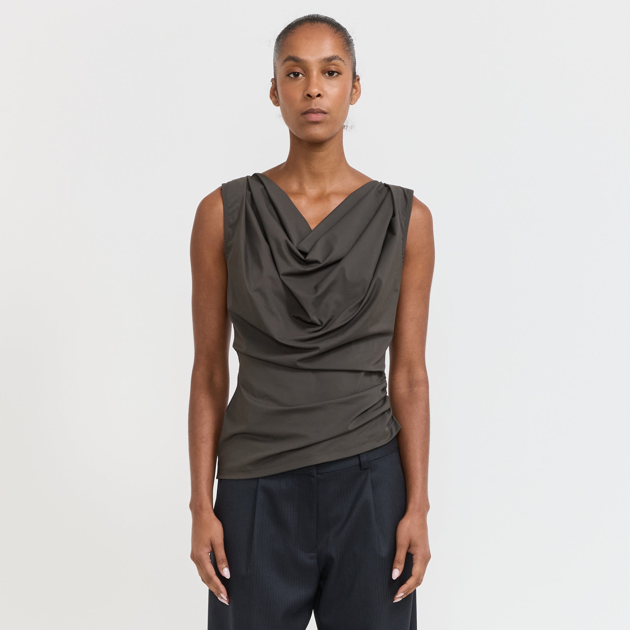 Wynn Hamlyn | Lori Knit Top Slate Grey | Maplestore