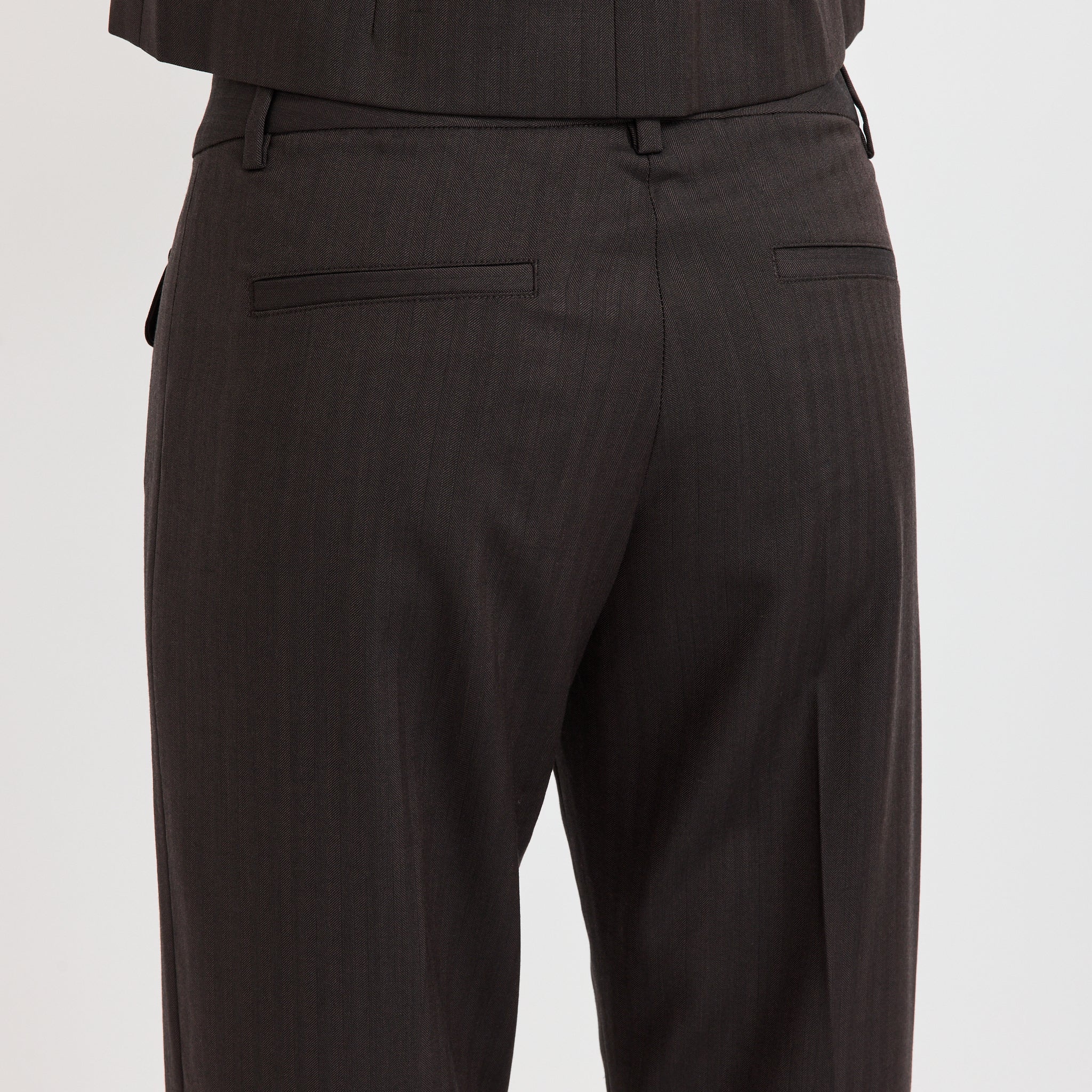 Low Rise Utility Trouser Chocolate