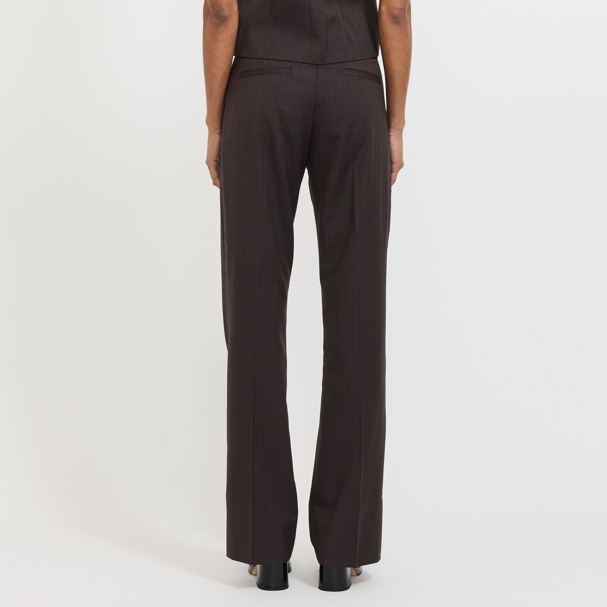 Low Rise Utility Trouser Chocolate