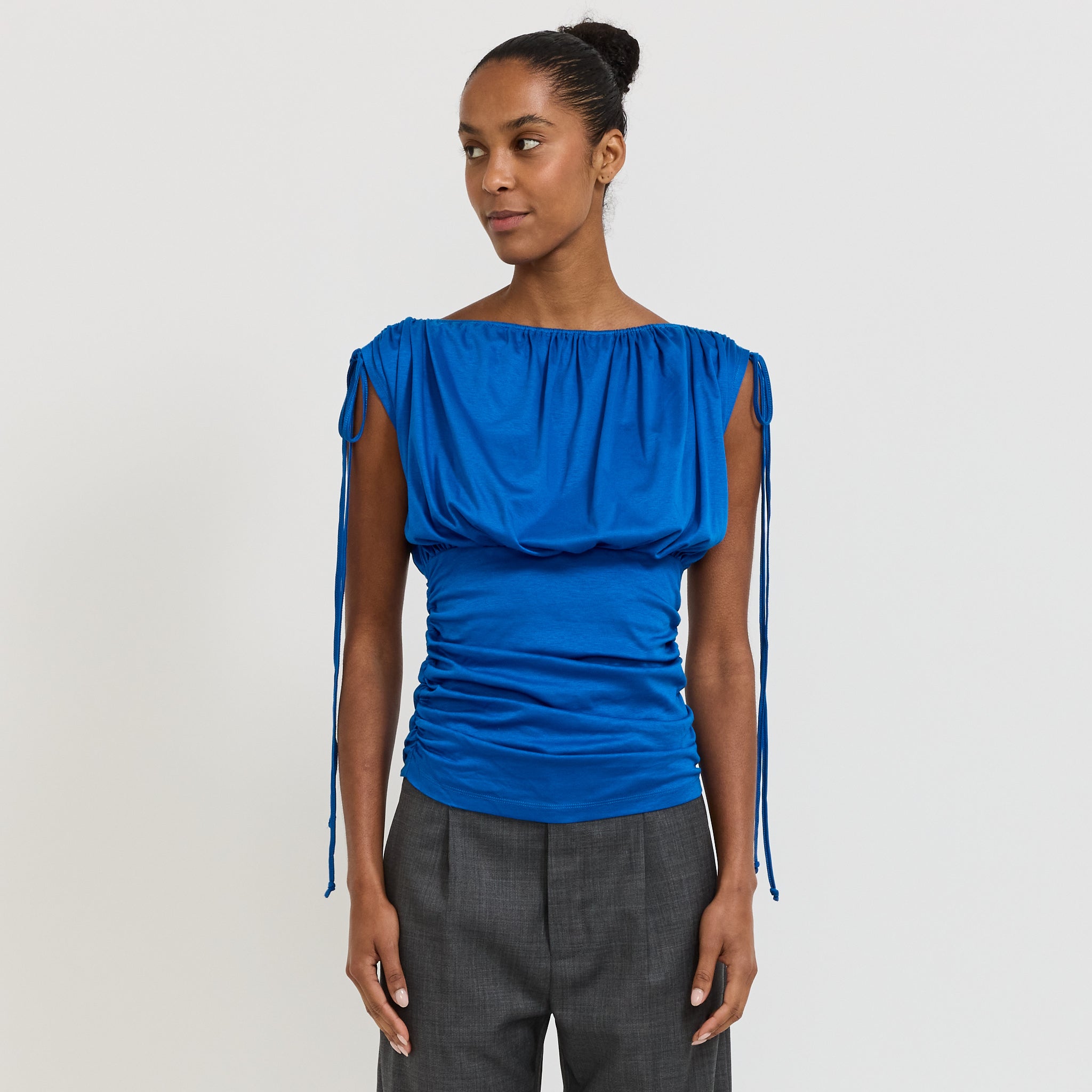 Wynn Hamlyn | Matilda Knit Top Cobalt | Maplestore