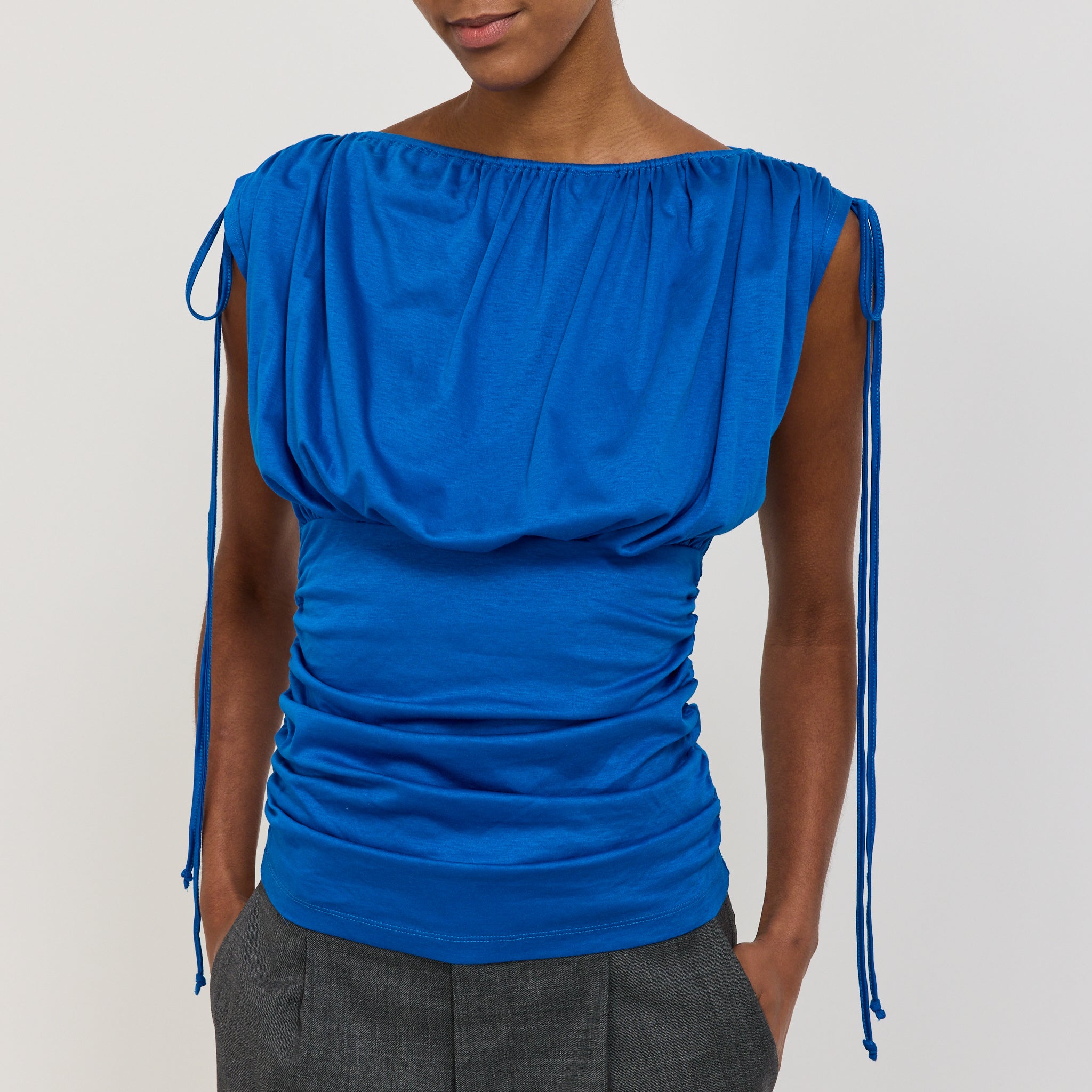 Wynn Hamlyn | Matilda Knit Top Cobalt | Maplestore