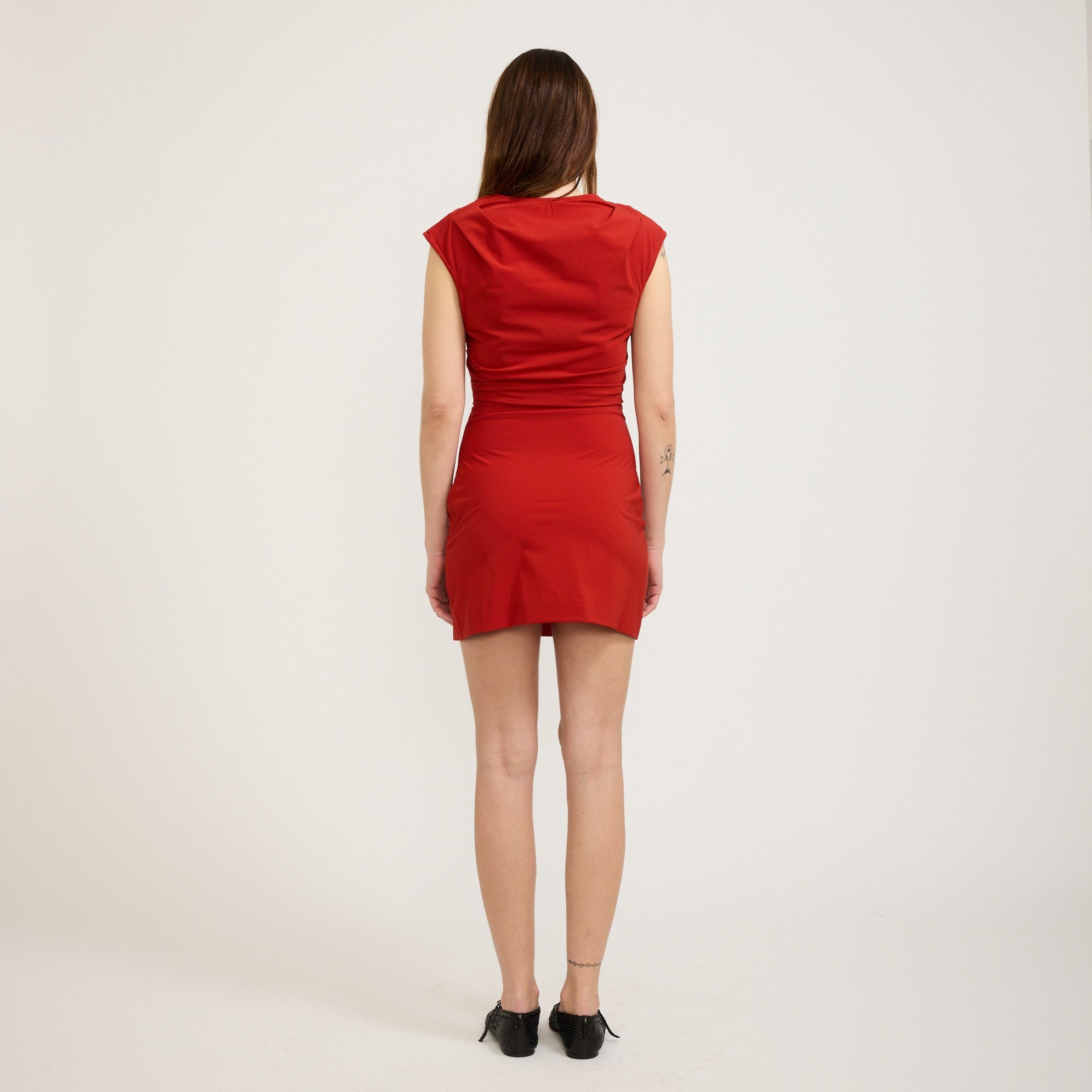 Wynn Hamlyn | Rina Mini Dress Tangerine | Maplestore