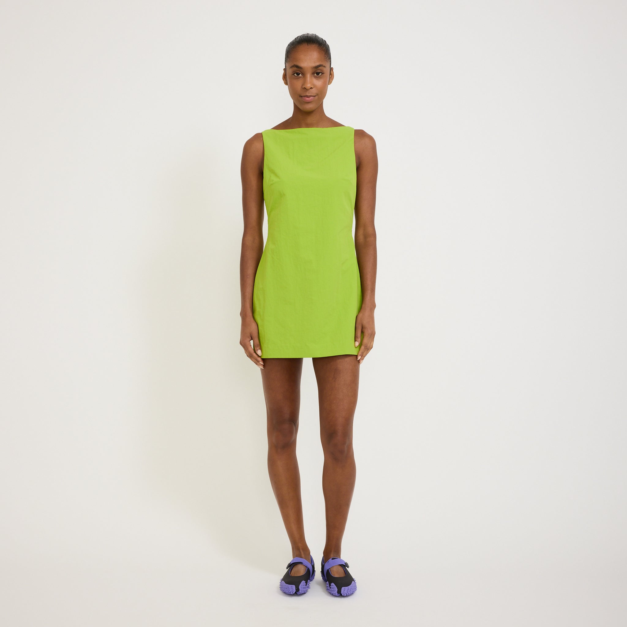 Sophia Mini Dress Acid Green