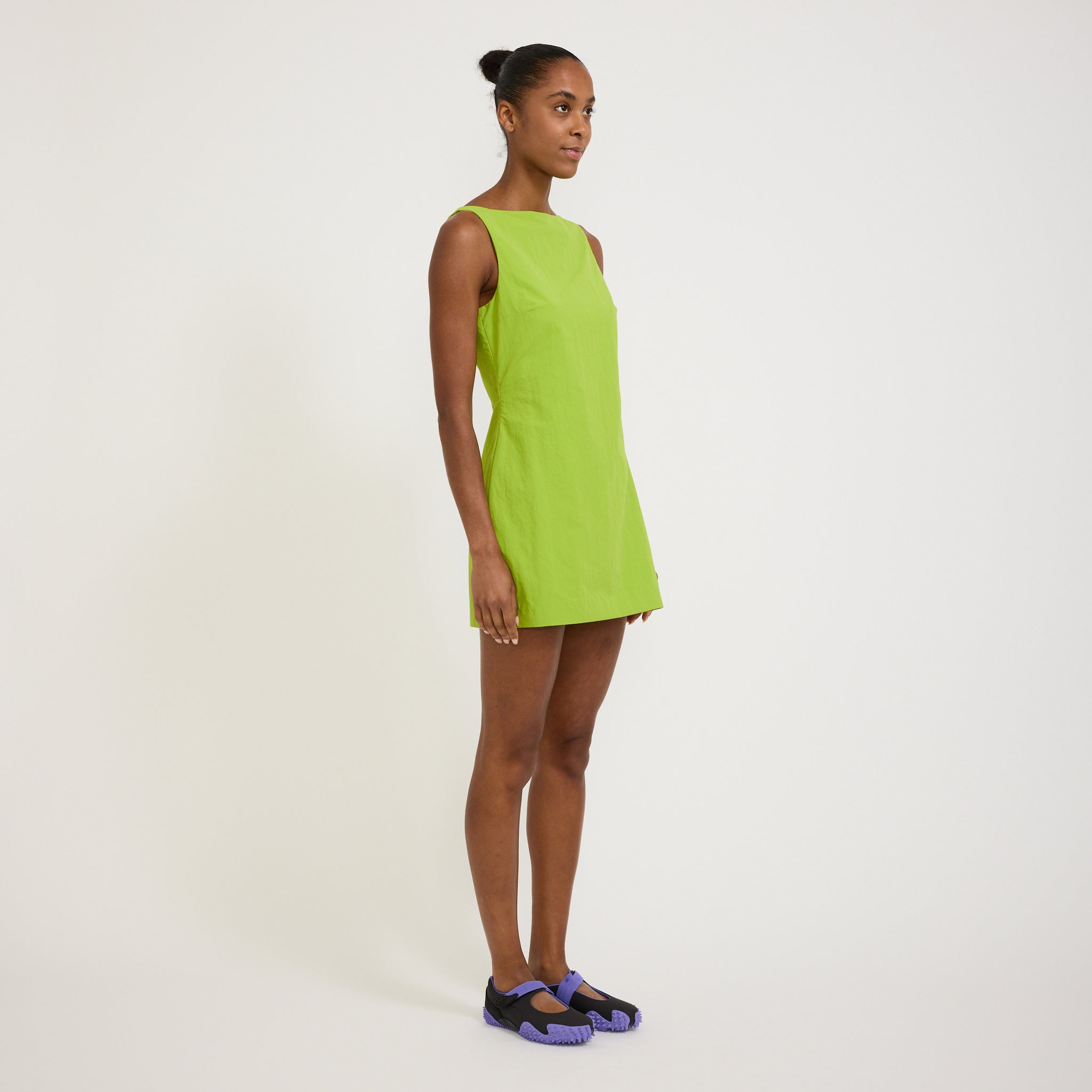 Sophia Mini Dress Acid Green