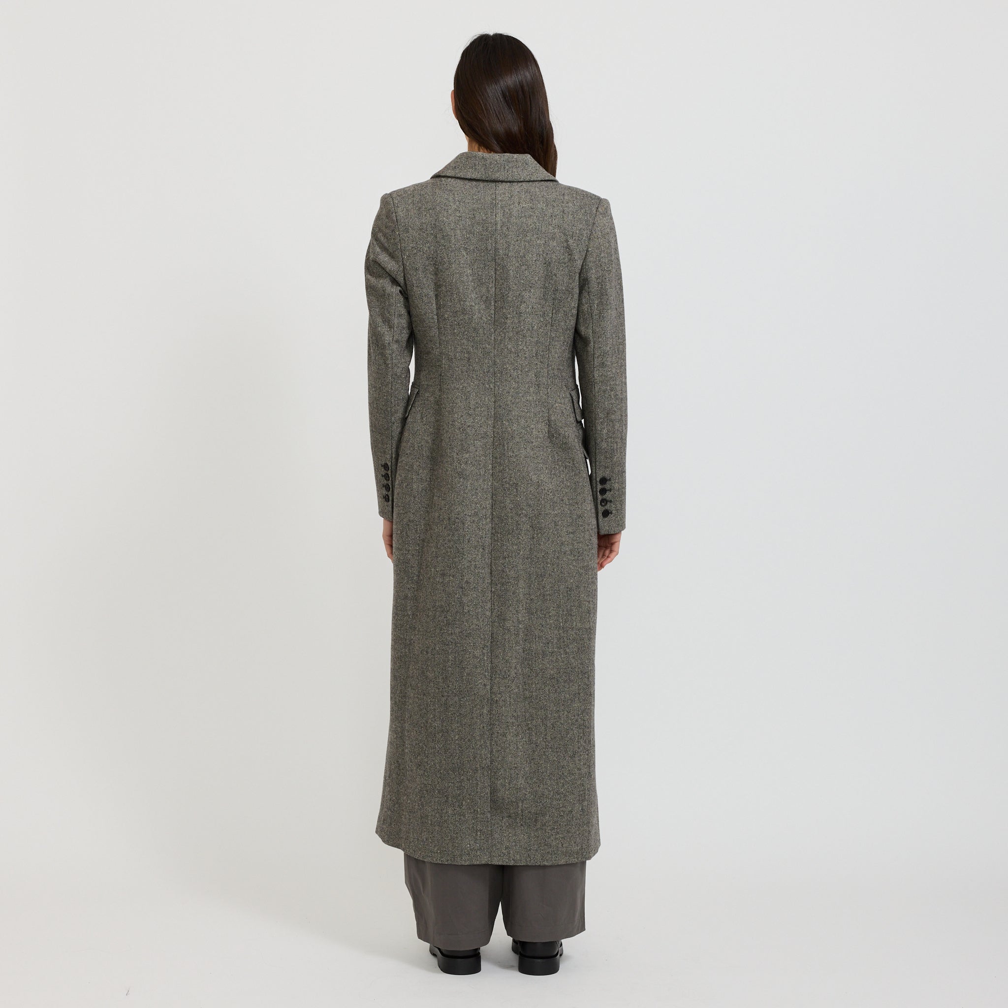 Charlie Coat Black/White