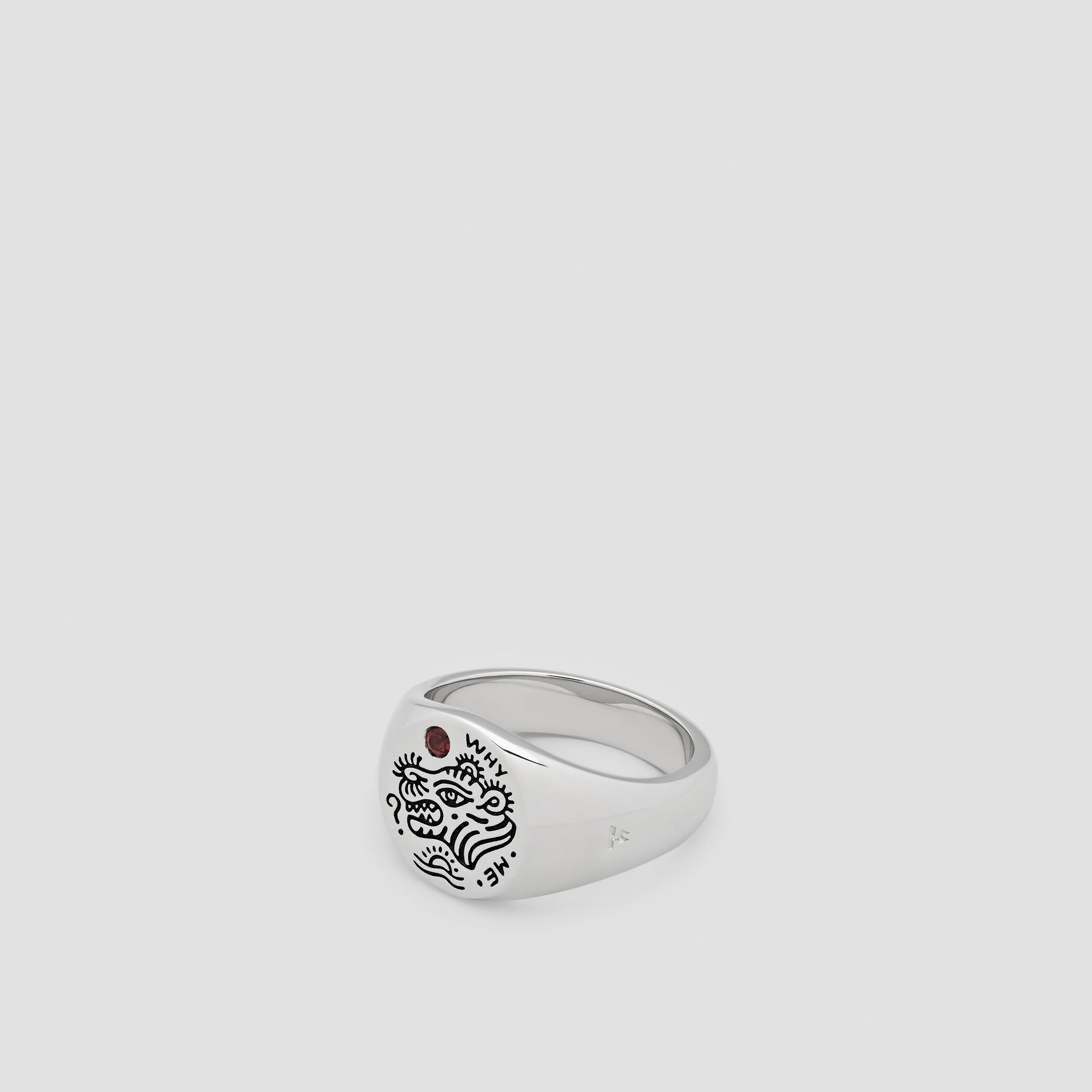 Why Me Ring Silver