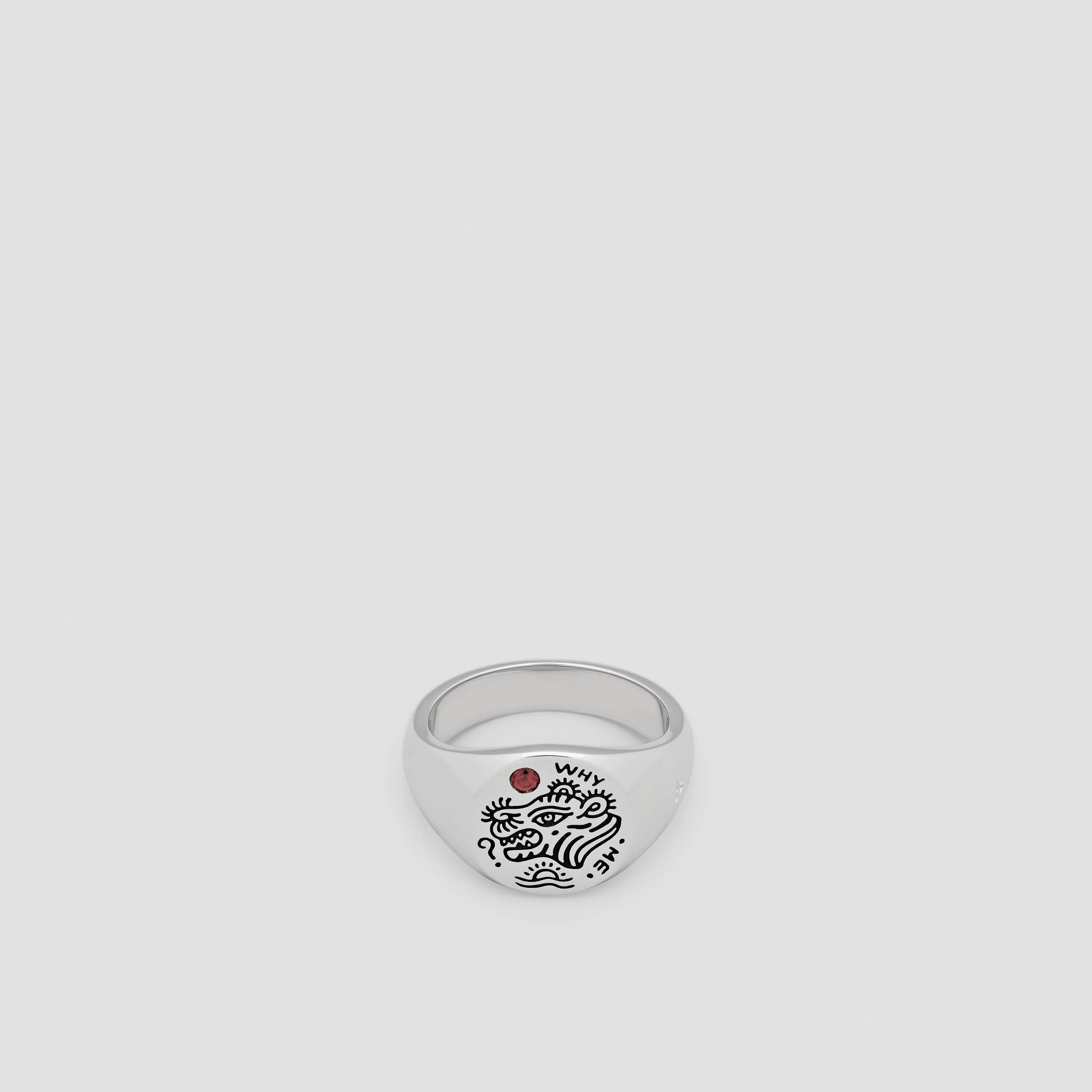 Why Me Ring Silver