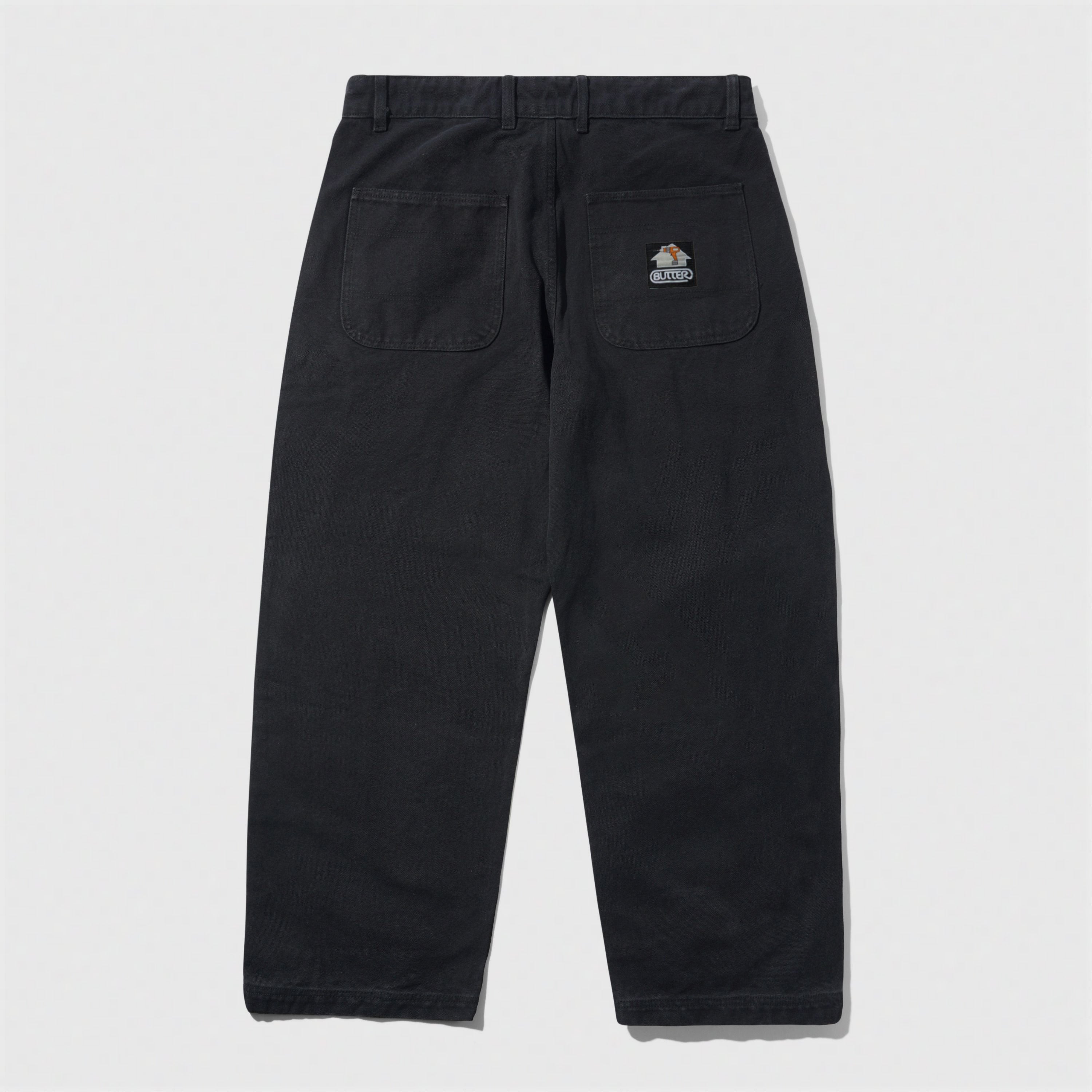Work Pants Washed Black