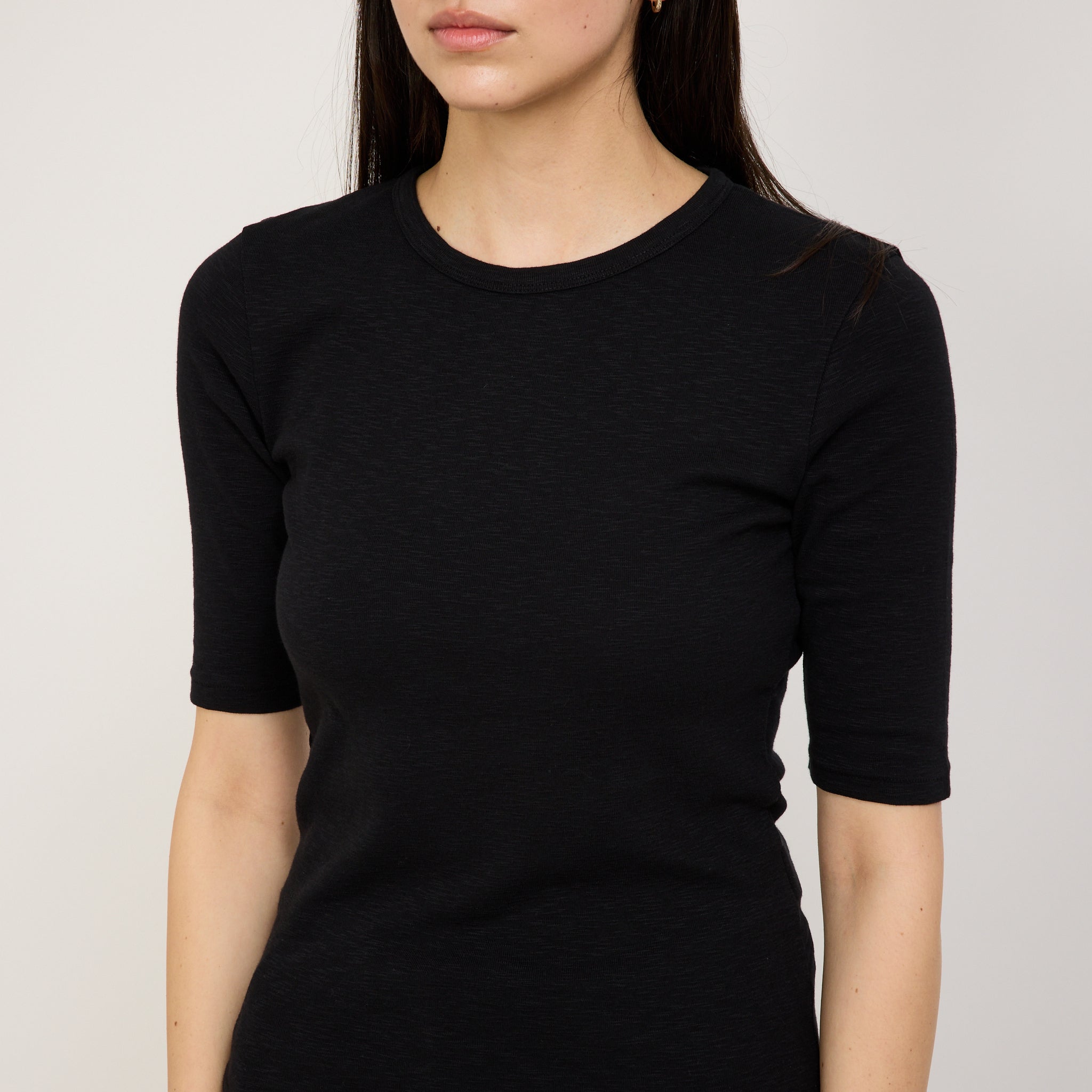 Charlotte Short Sleeve Top Black