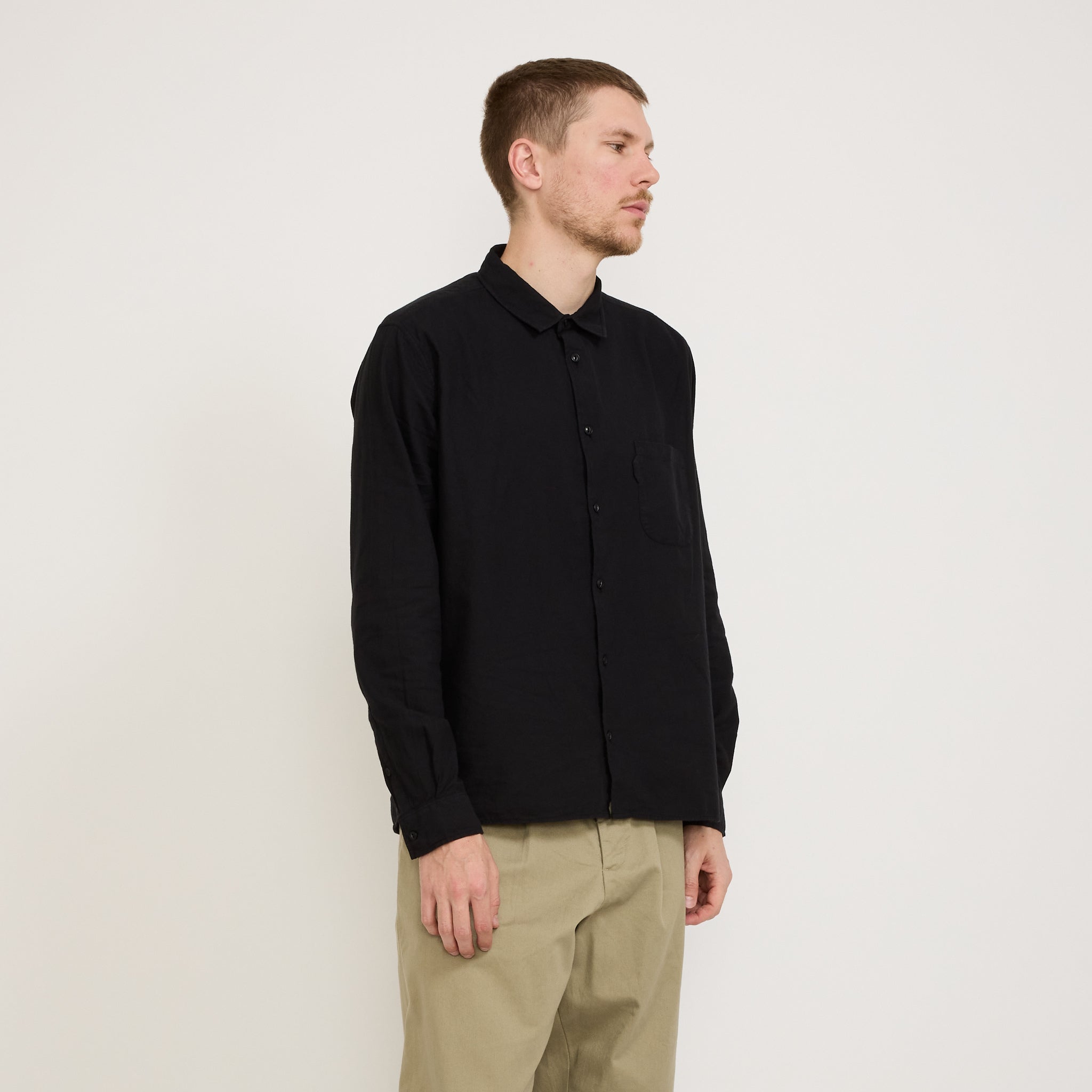 YMC | Curtis Shirt Black | Maplestore